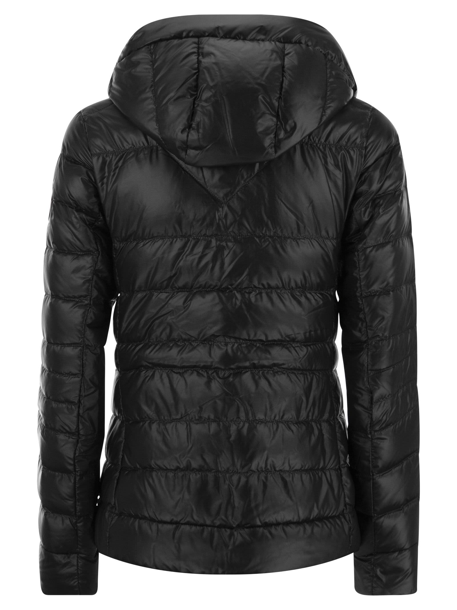 Canada Goose Cypress - Hooded Down Jacket In Black