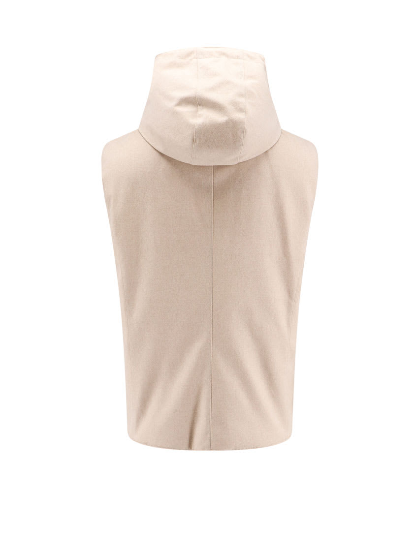 Shop Brunello Cucinelli Jacket In Beige