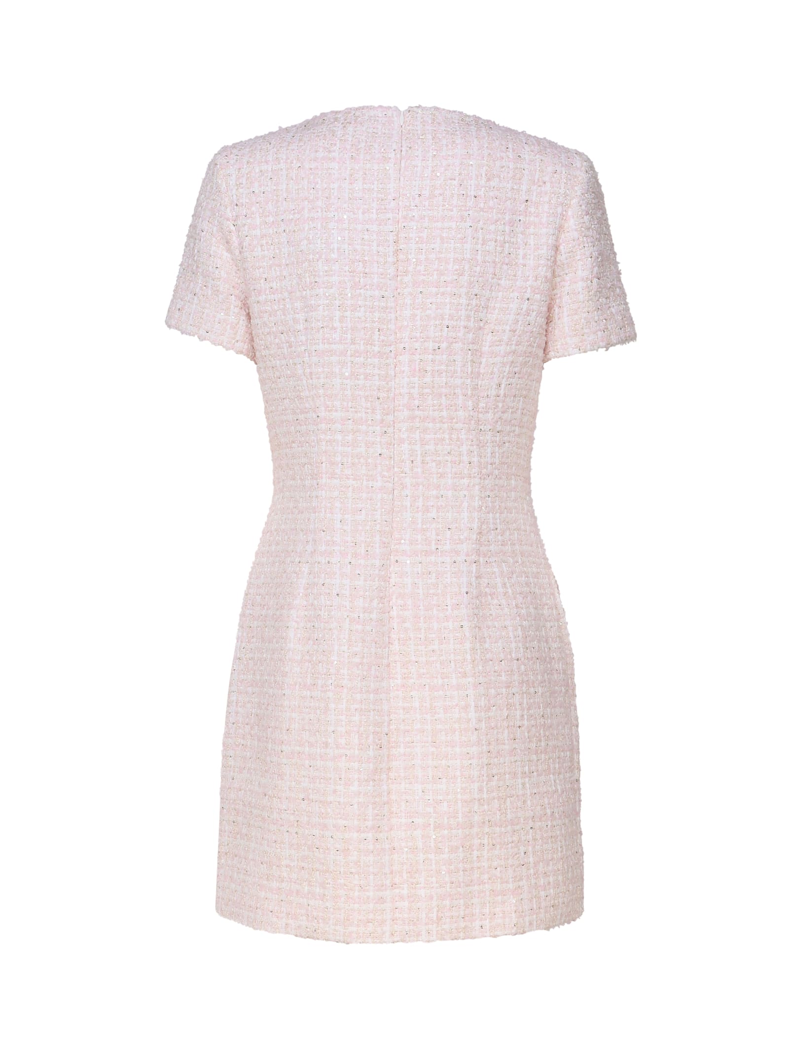 Shop Rotate Birger Christensen Boucle Dress In Fairy Tale