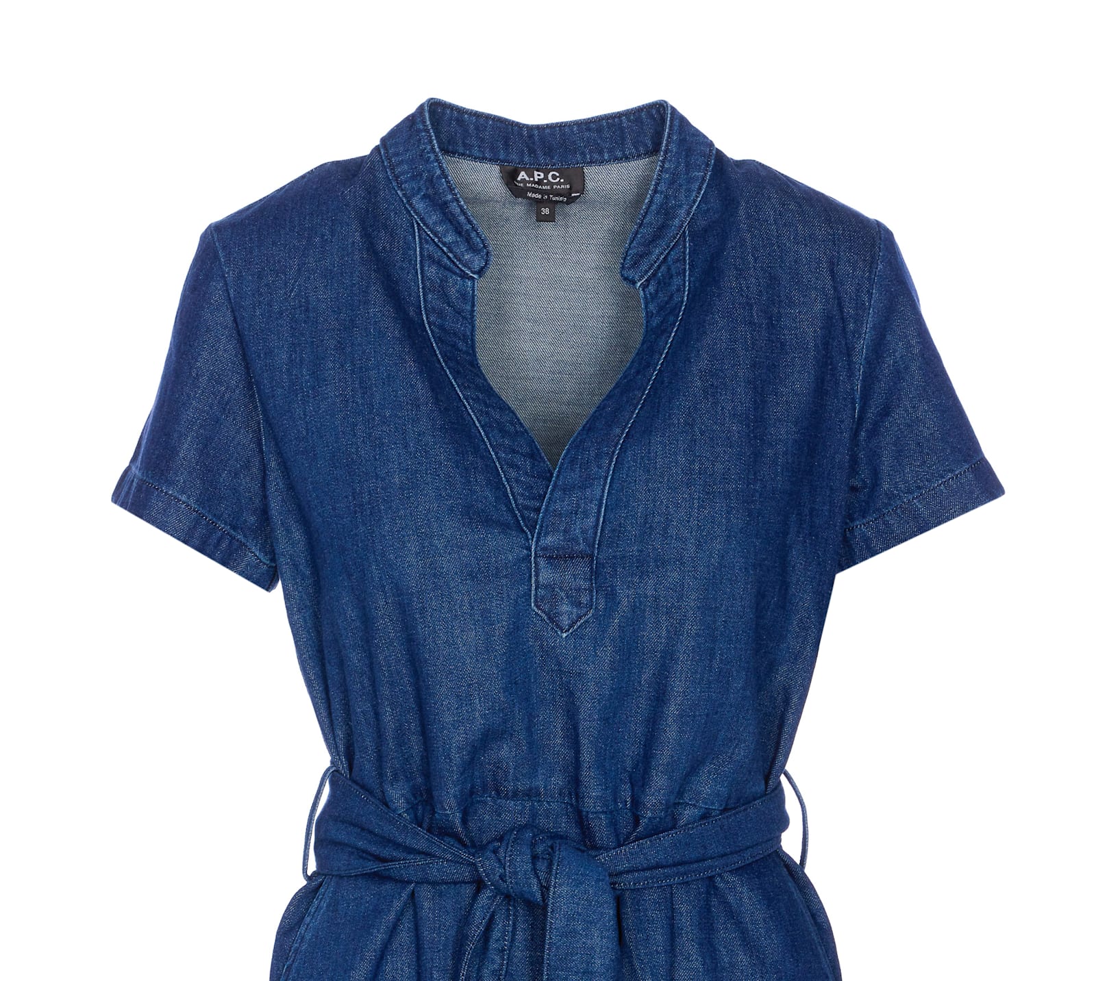 Apc A.p.c. Women Denim Annelie Dress In Blue