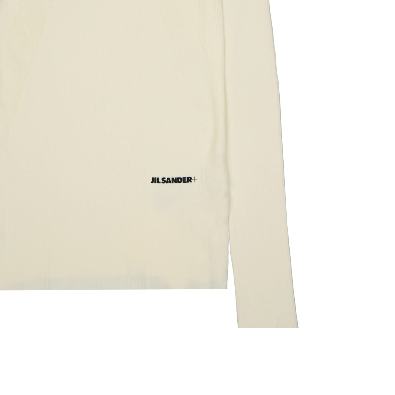 JIL SANDER LOGO FITTED JUMPER