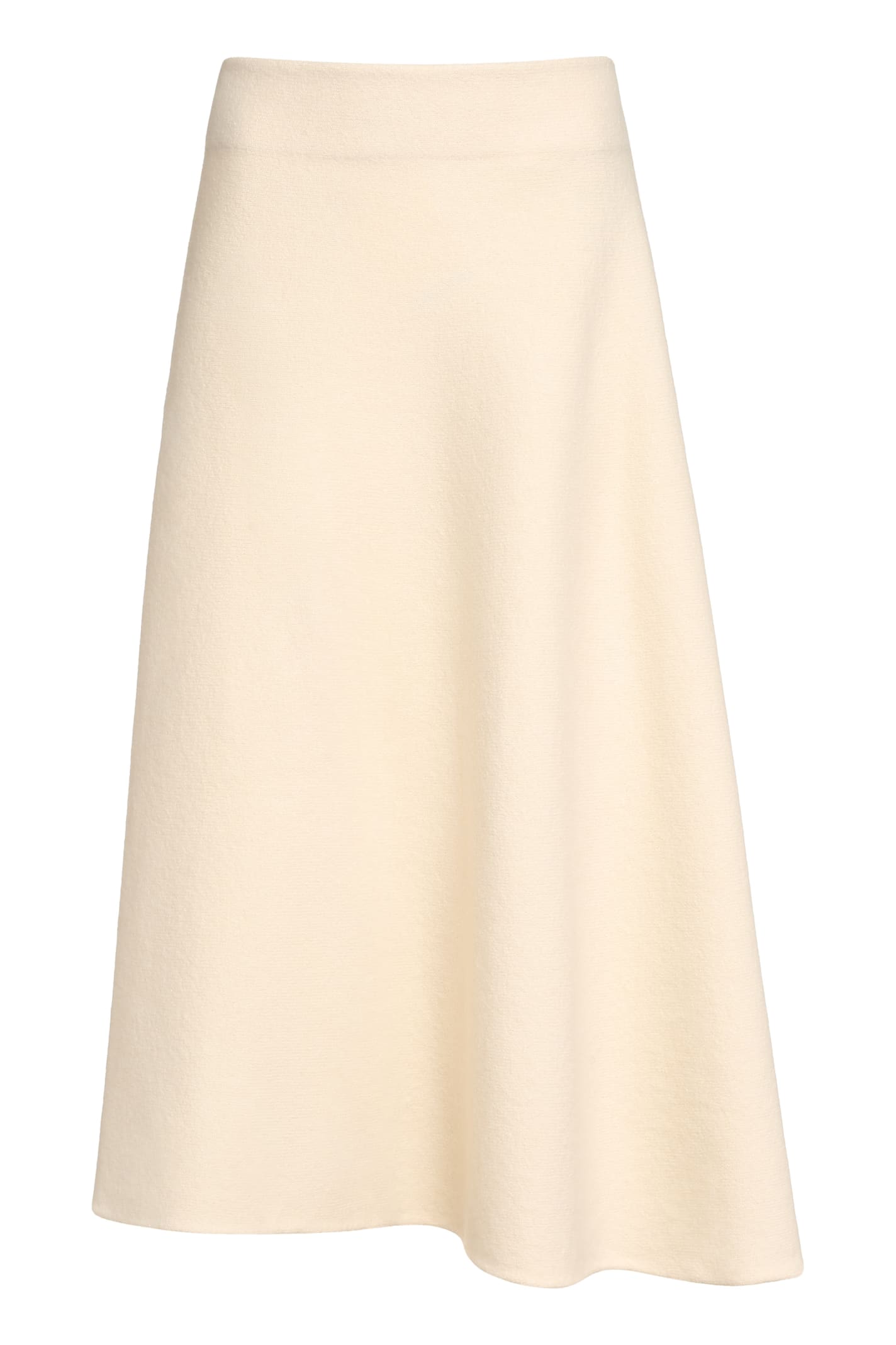 Jil Sander Wool A-line Skirt