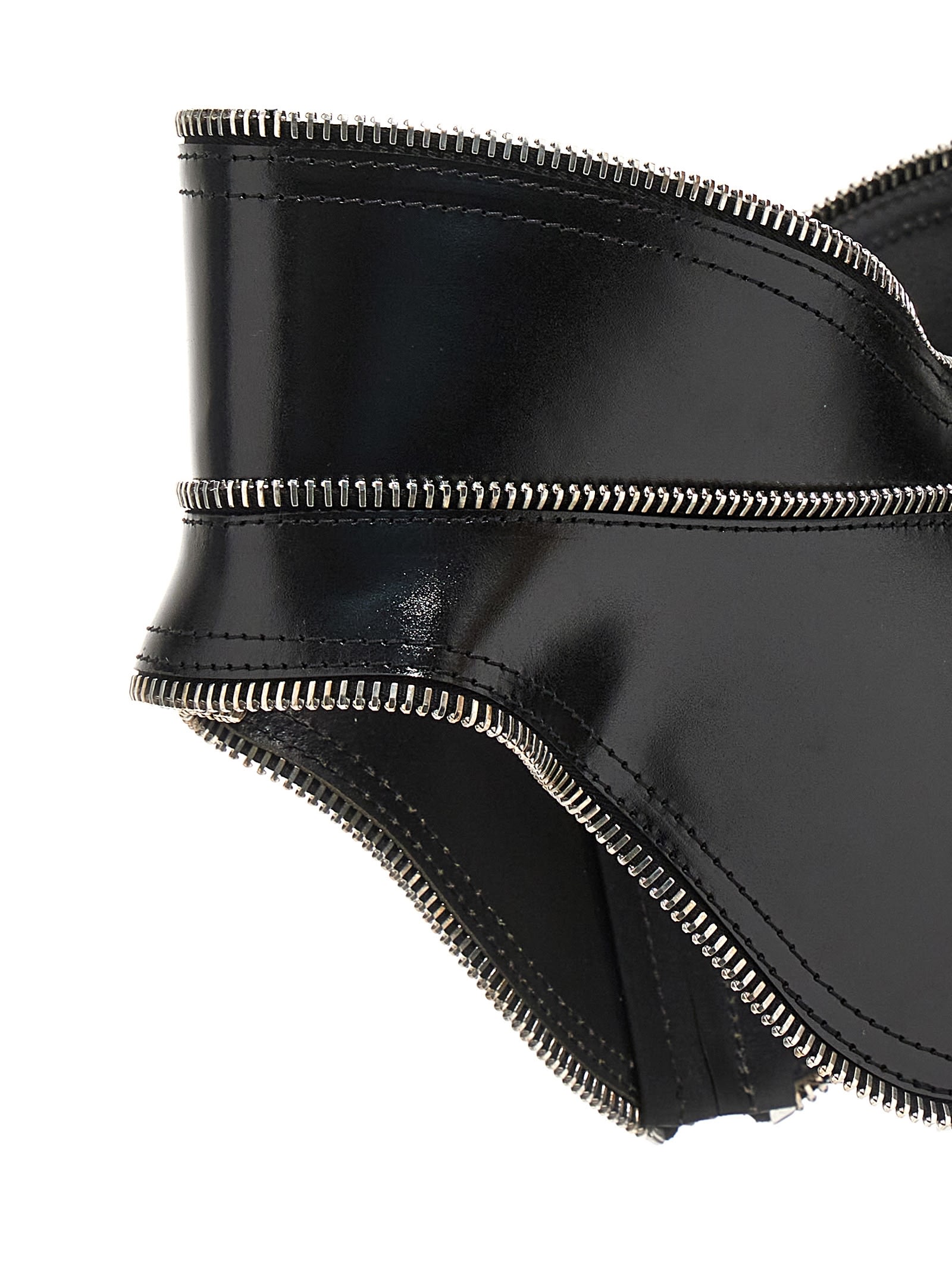 Alexander Mcqueen Mcqueen Women Corset Belt In Black