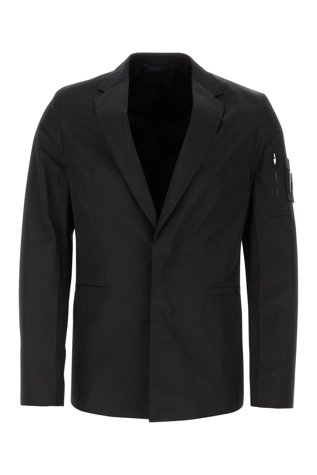 GIVENCHY BLACK TECH FABRIC BLAZER