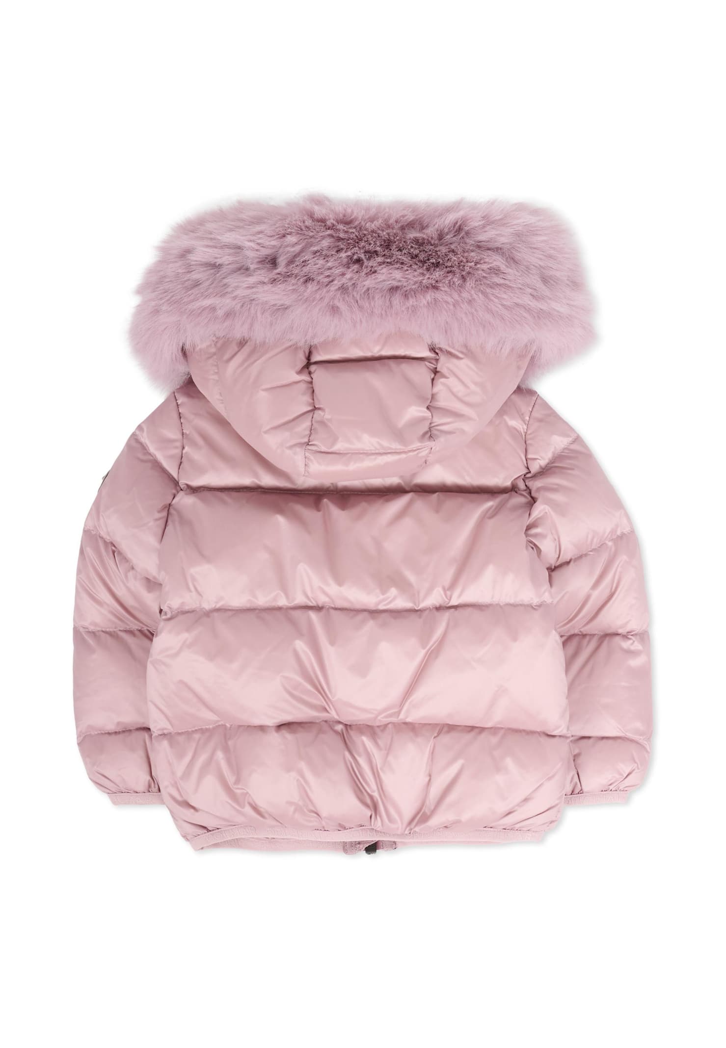 Colmar Lilac Down Jacket For Baby Girl With Logo In Pink