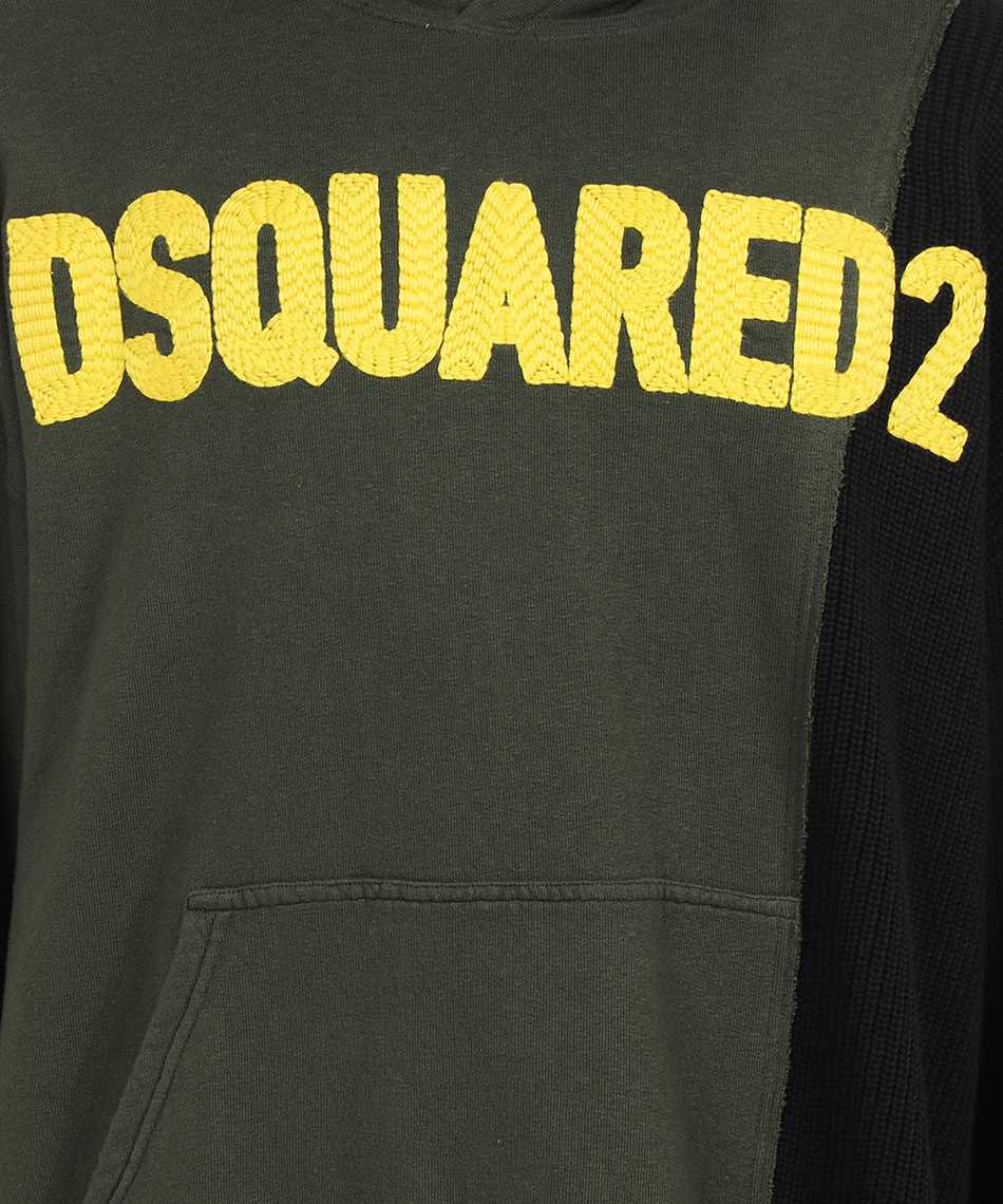Shop Dsquared2 Hooded Sweatshirt In Green