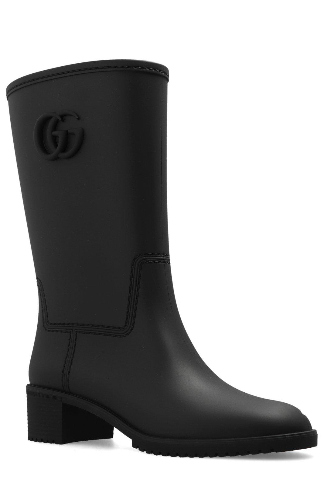 Shop Gucci Double G Boots In Black