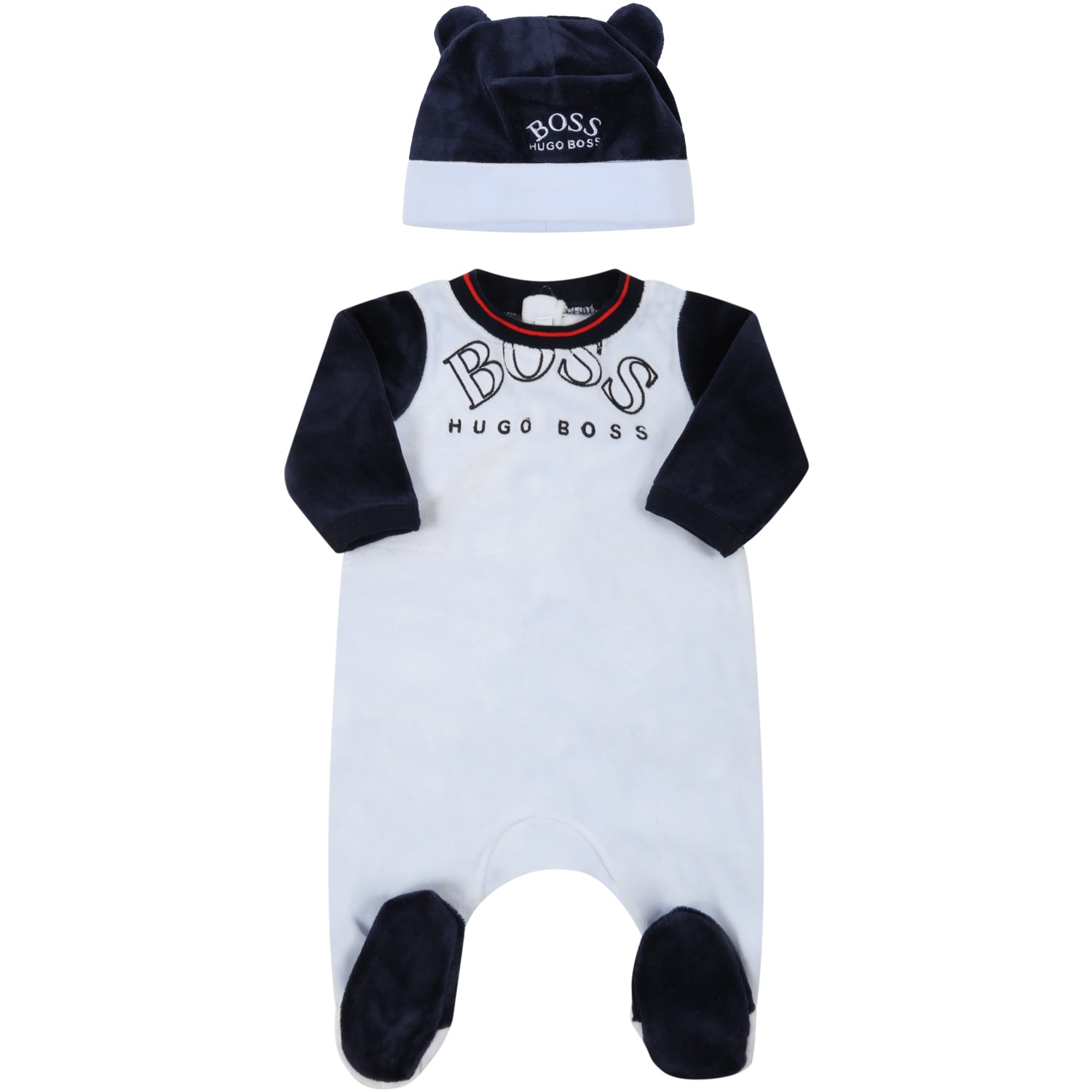 Hugo Boss Multicolor Set For Baby Boy With Logo