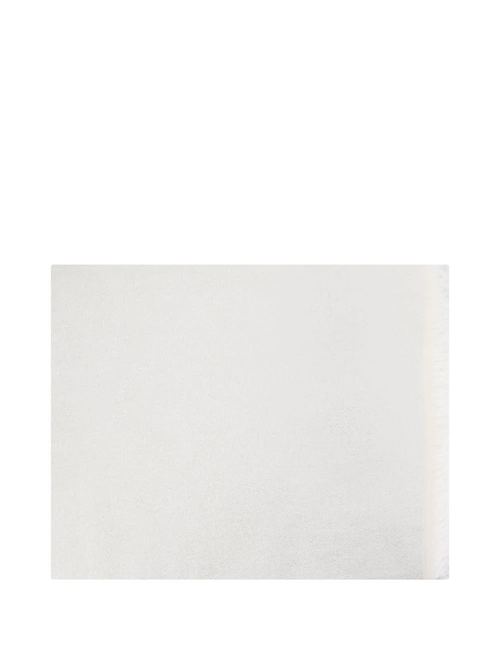 Shop Peserico Scarf In Gesso