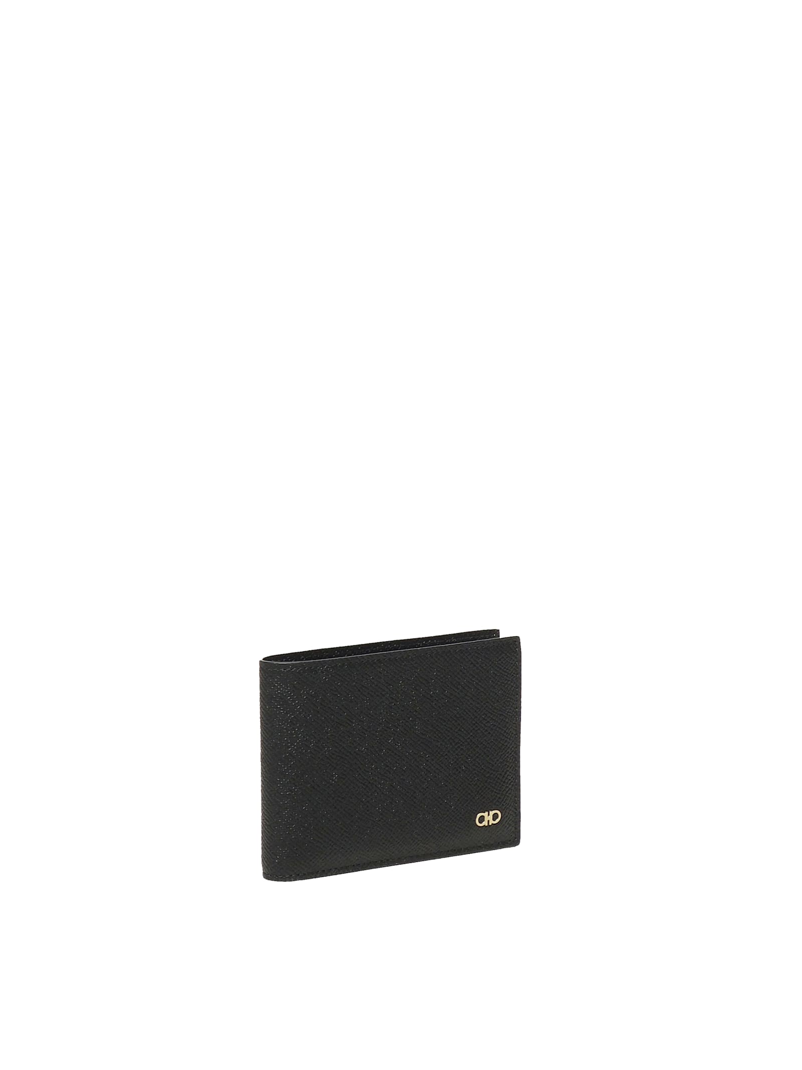Ferragamo Gancini Wallet In Black