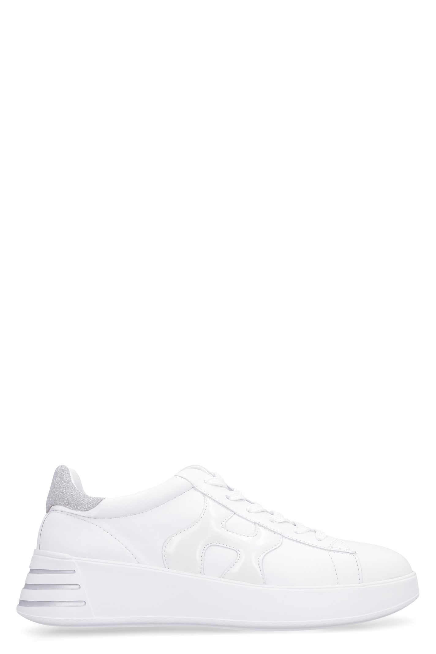 Hogan Rebel Leather Low-top Sneakers In White