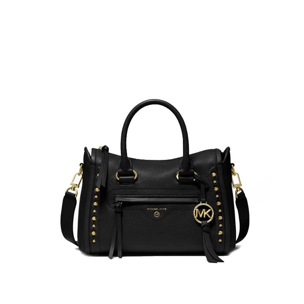 Michael Kors Carine Black Handbag With Studs