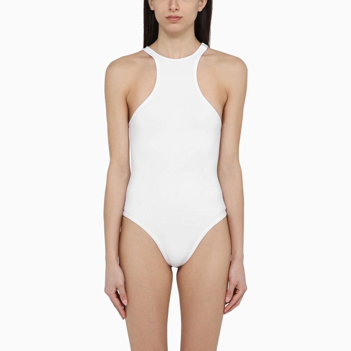 Shop Attico White One-piece Swimming Costume