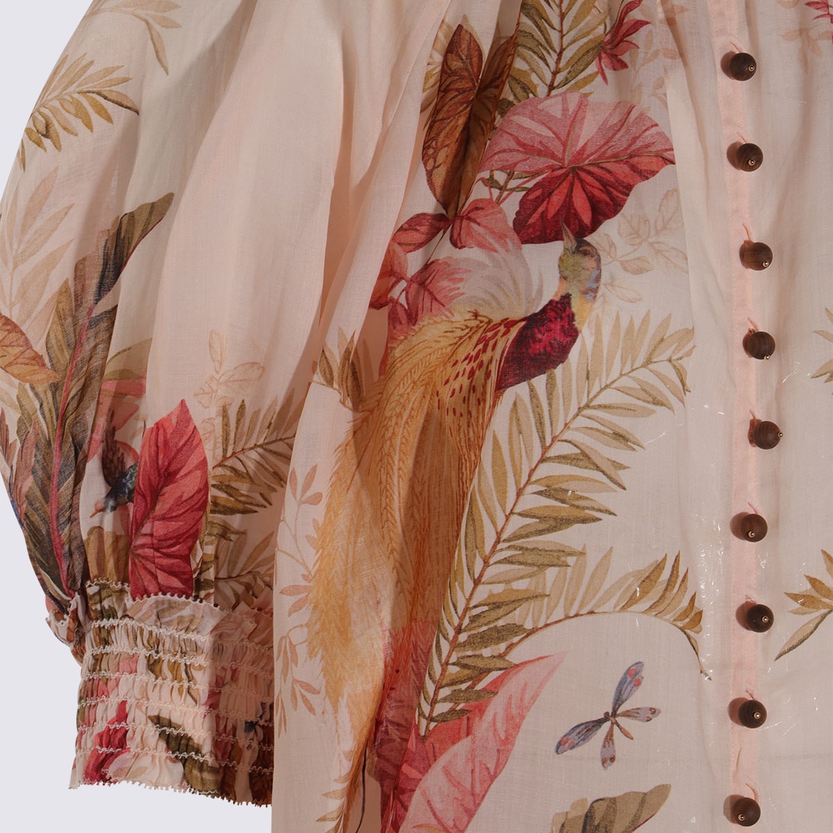 Zimmermann Ascension Billow Blouse In Neutral