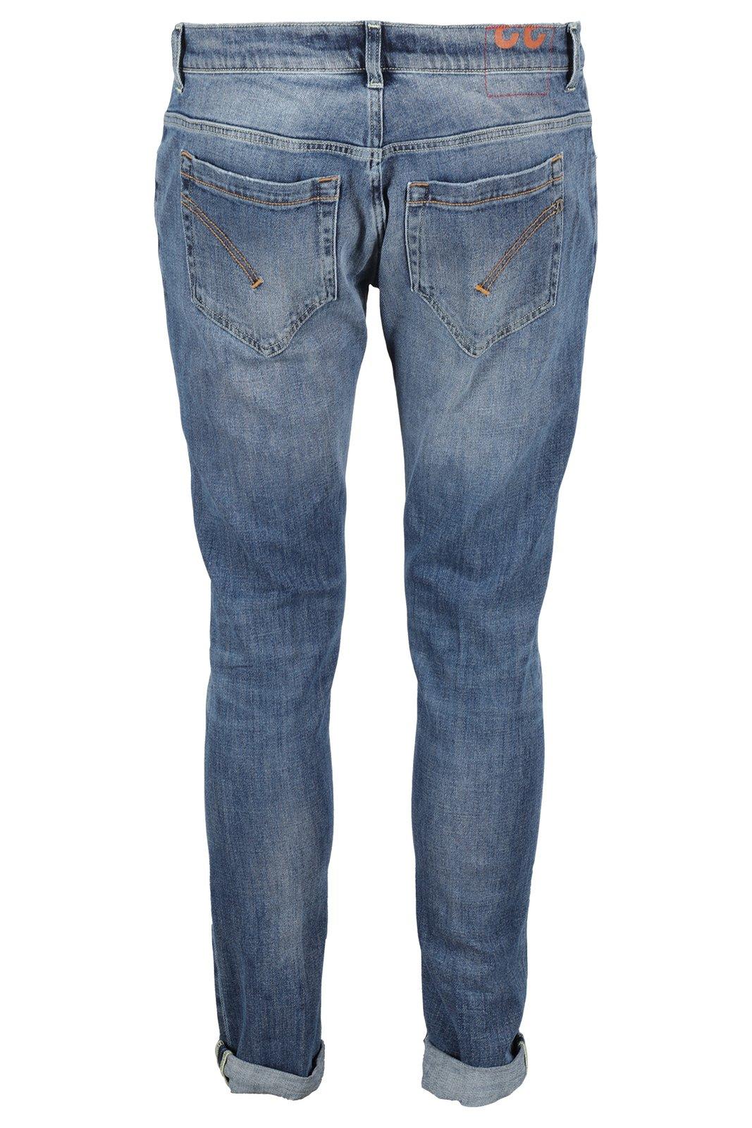 Shop Dondup Mid-rise Slim-cut Jeans