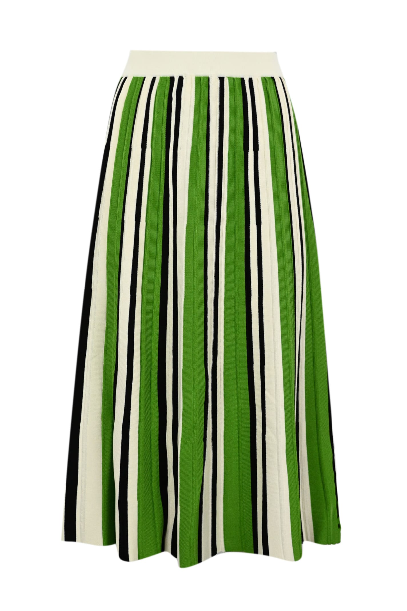 Weekend Max Mara Pleated Skirt In editta Stretch Yarn