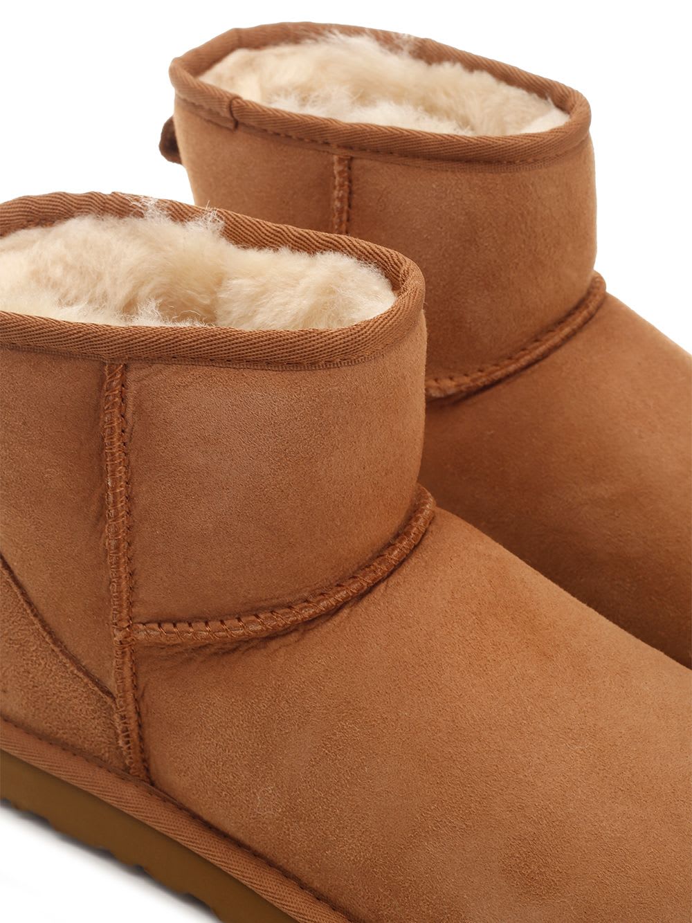 Ugg Mini Classic Ii Suede Ankle Boots In Brown