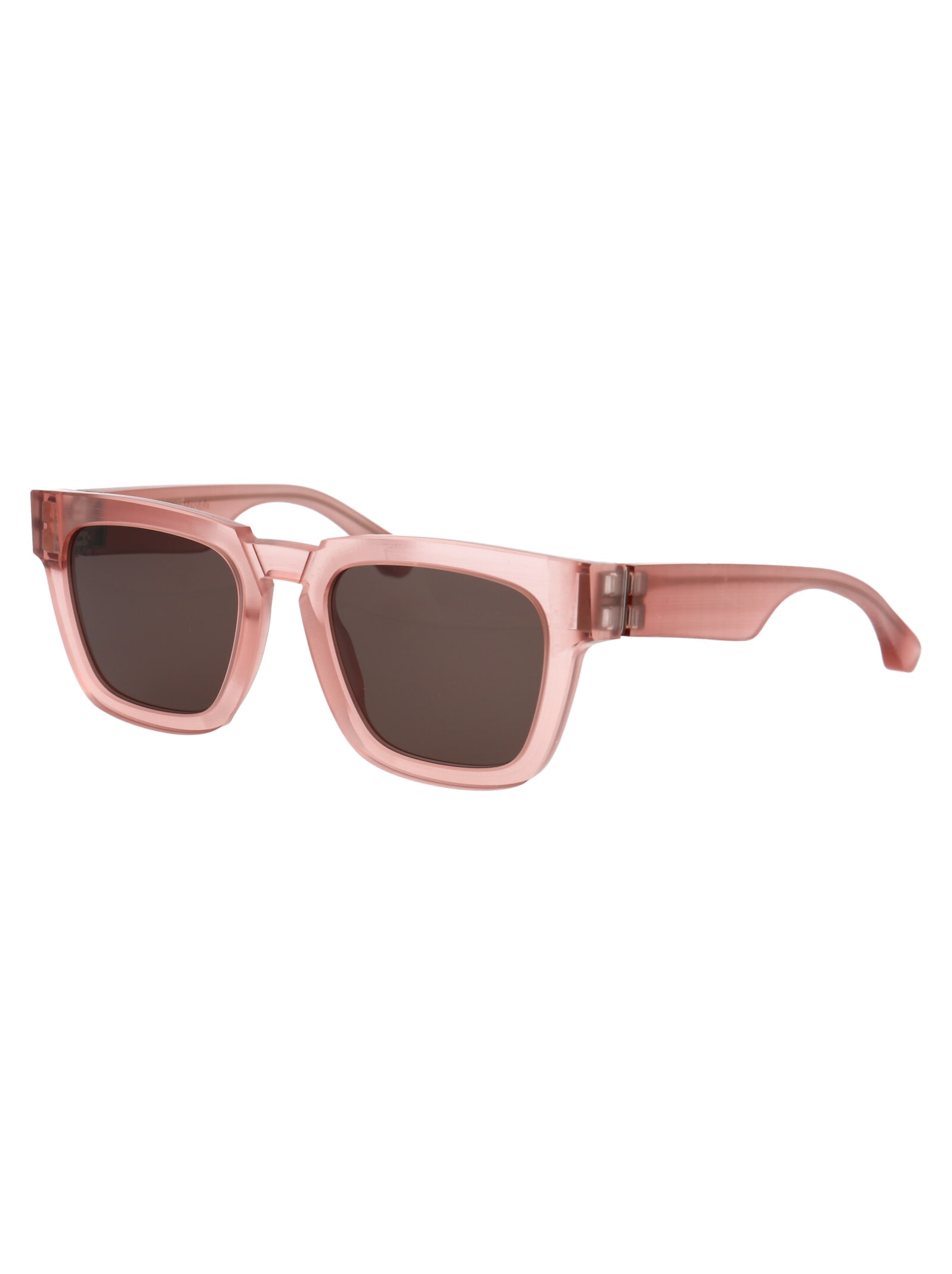 Shop Mykita Mmraw021 Sunglasses In 829 Raw Melrose | Brown Solid