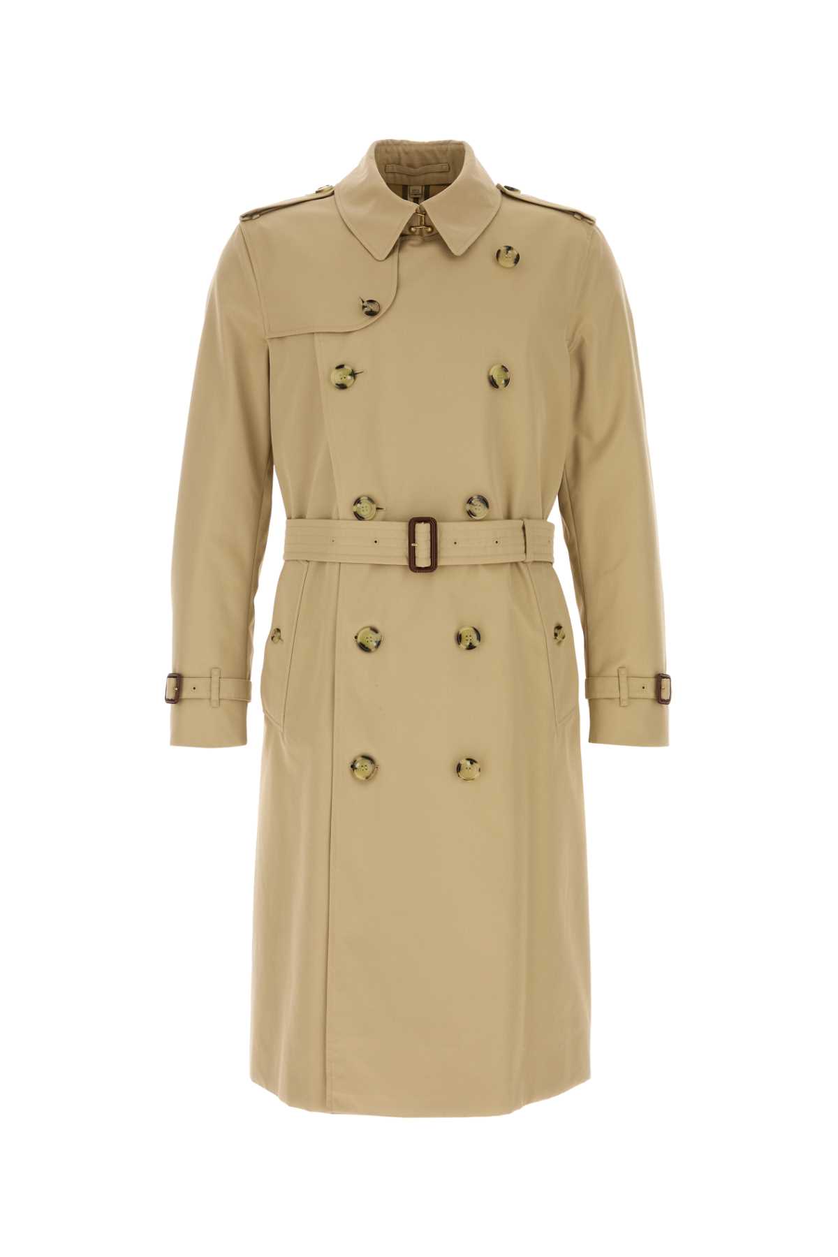 Beige Cotton Heritage Kensington Trench Coat