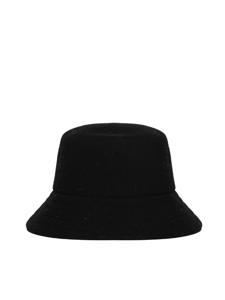 Shop Kangol Lahinch Wool Blend Bucket Hat In Black