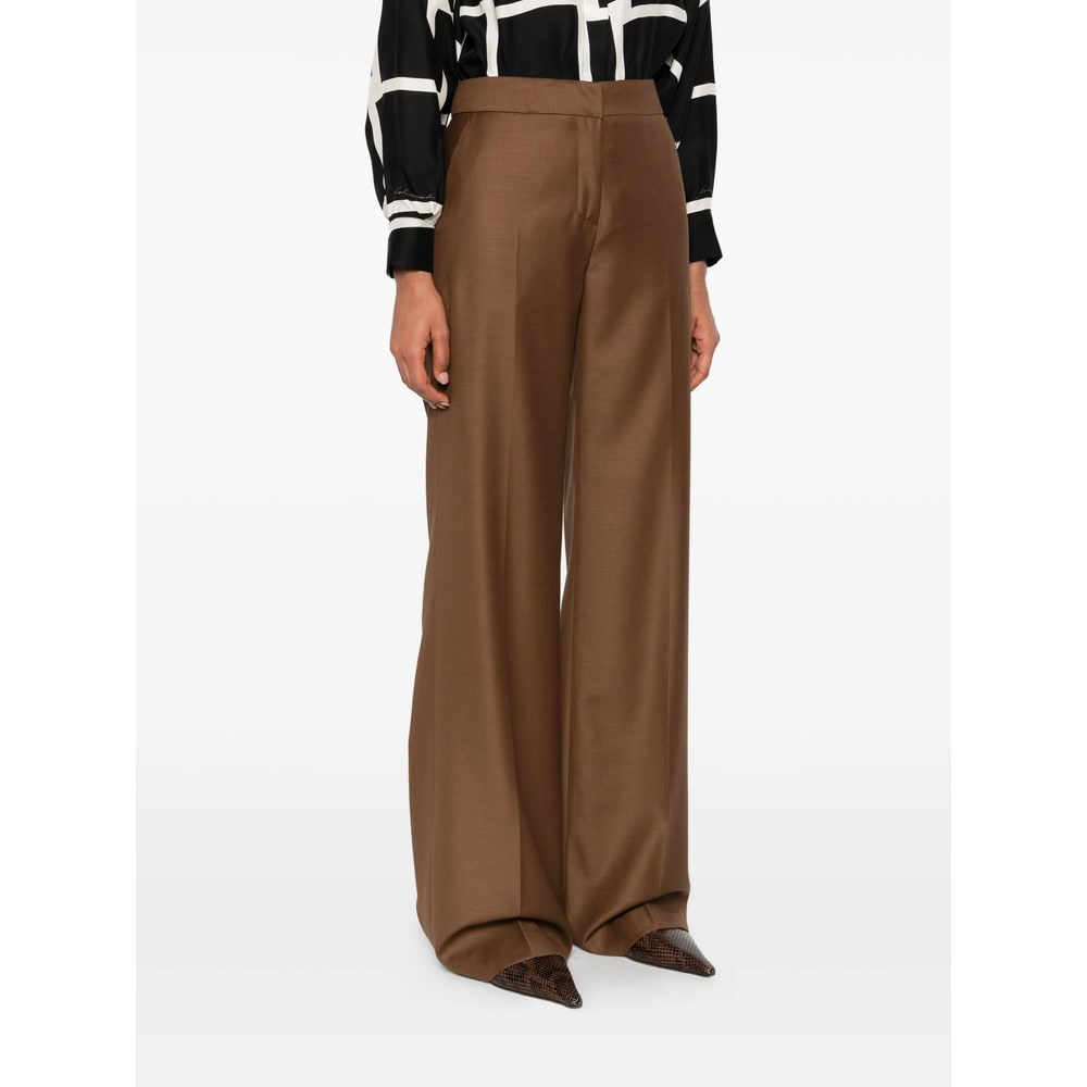Gianluca Capannolo Pleated Zipper Casual Pants In Brown