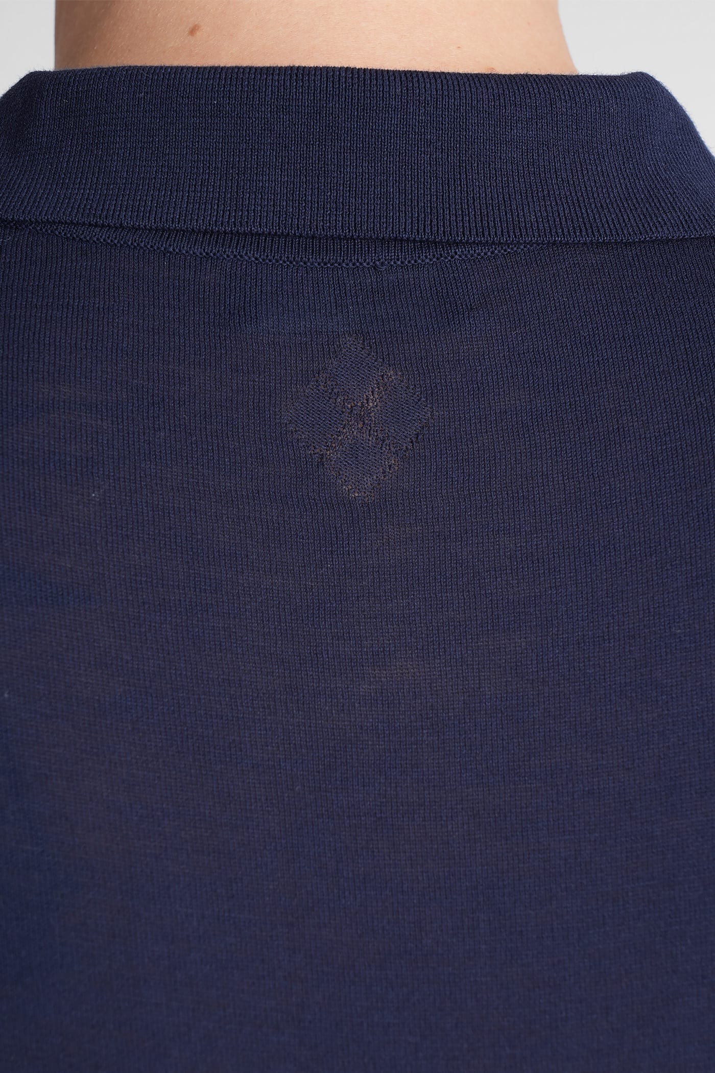 Ballantyne Polo In Blue Cotton In Blue