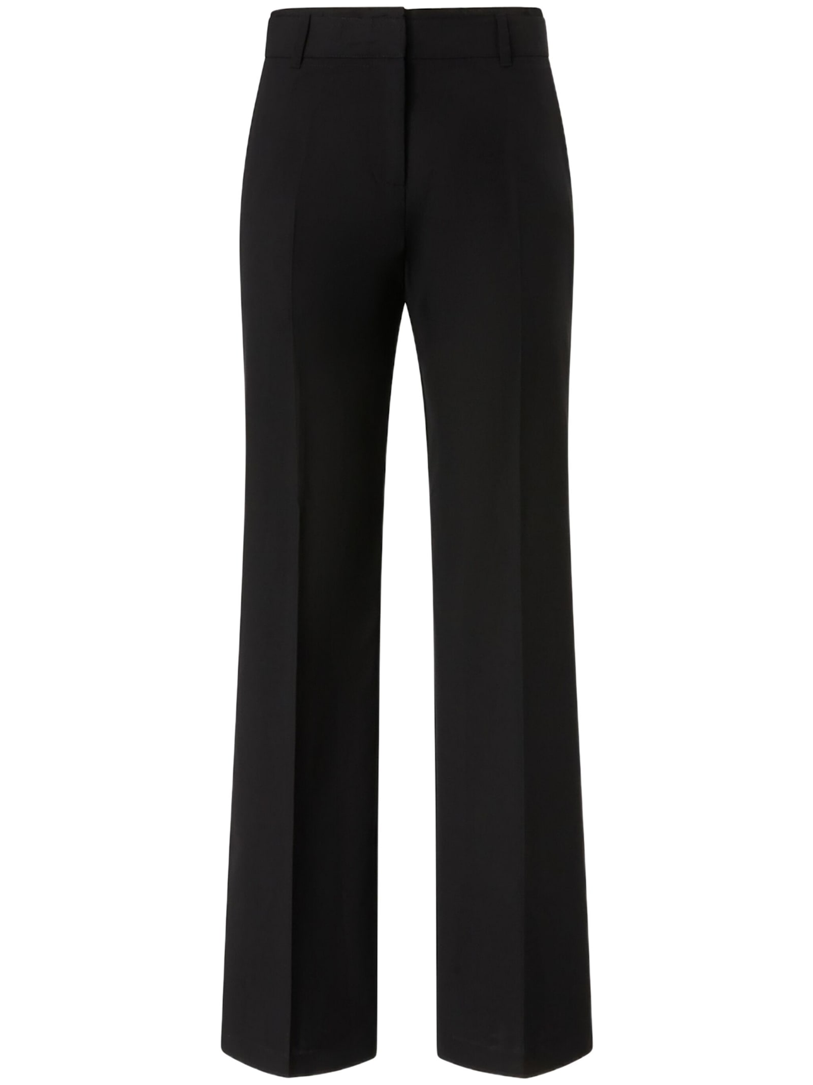 Shop Pinko Politik Wool Dyed Trousers In Limousine Black