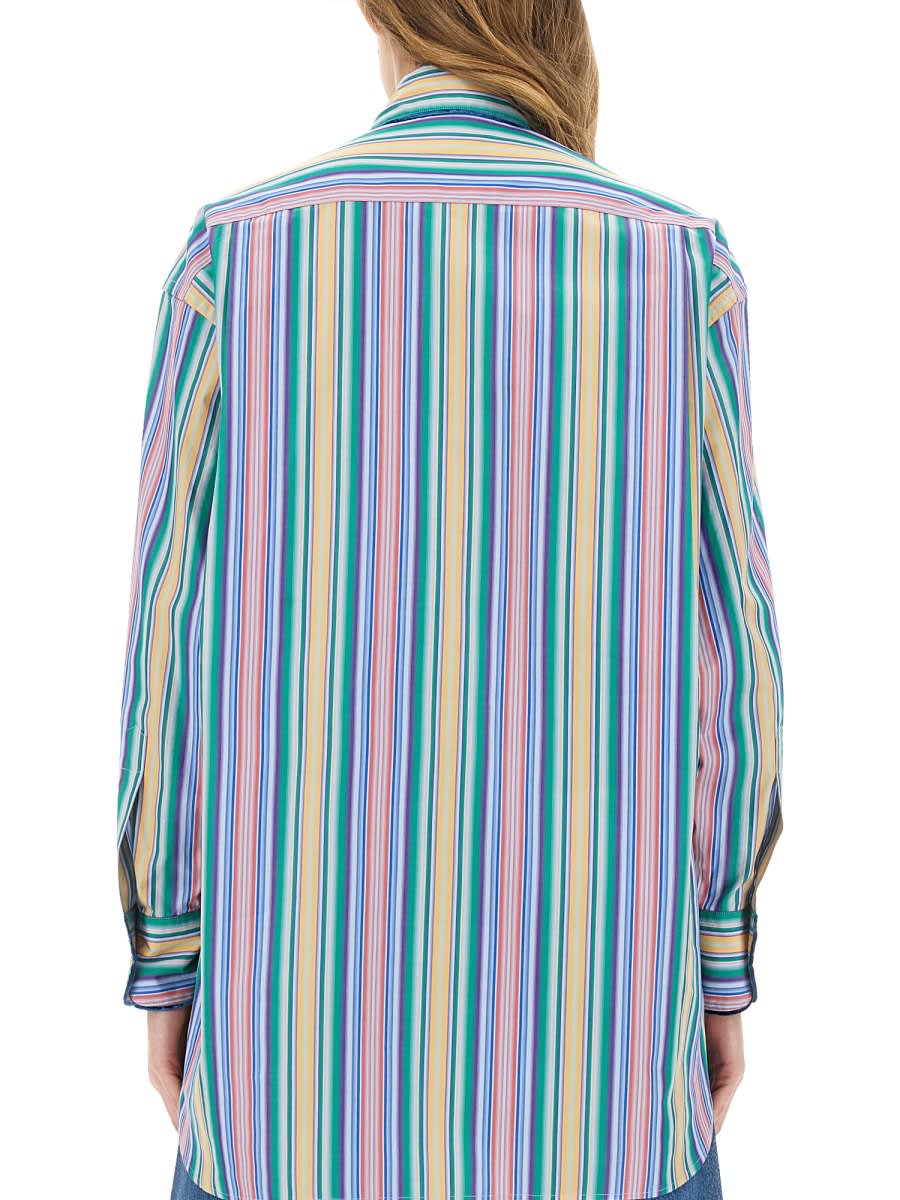Etro Multi-coloured Striped Cotton Shirt Women