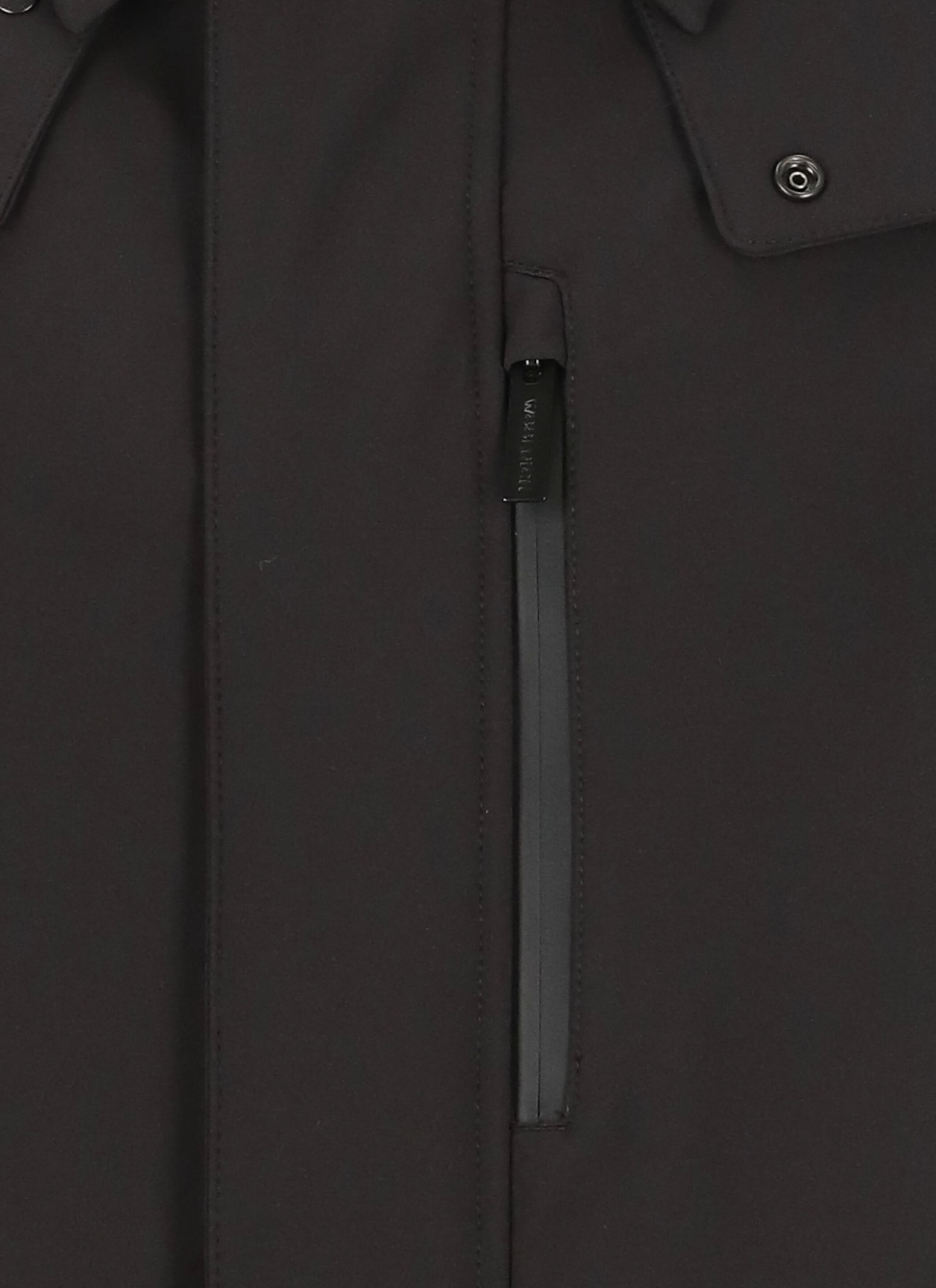 Shop Woolrich Barrow Mac Soft Coat In Black