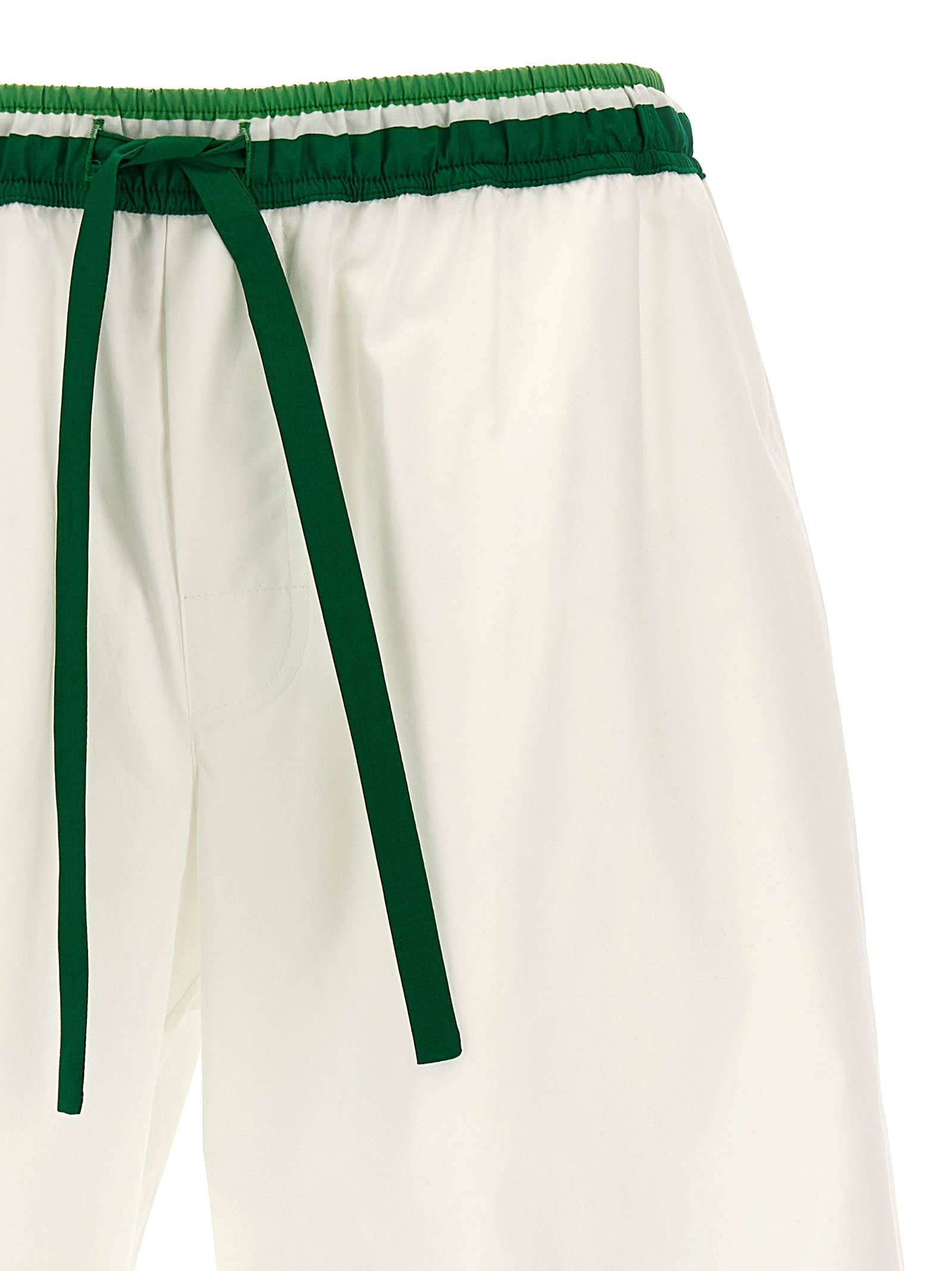 Shop Dolce & Gabbana Maiolica Bermuda Shorts In Green