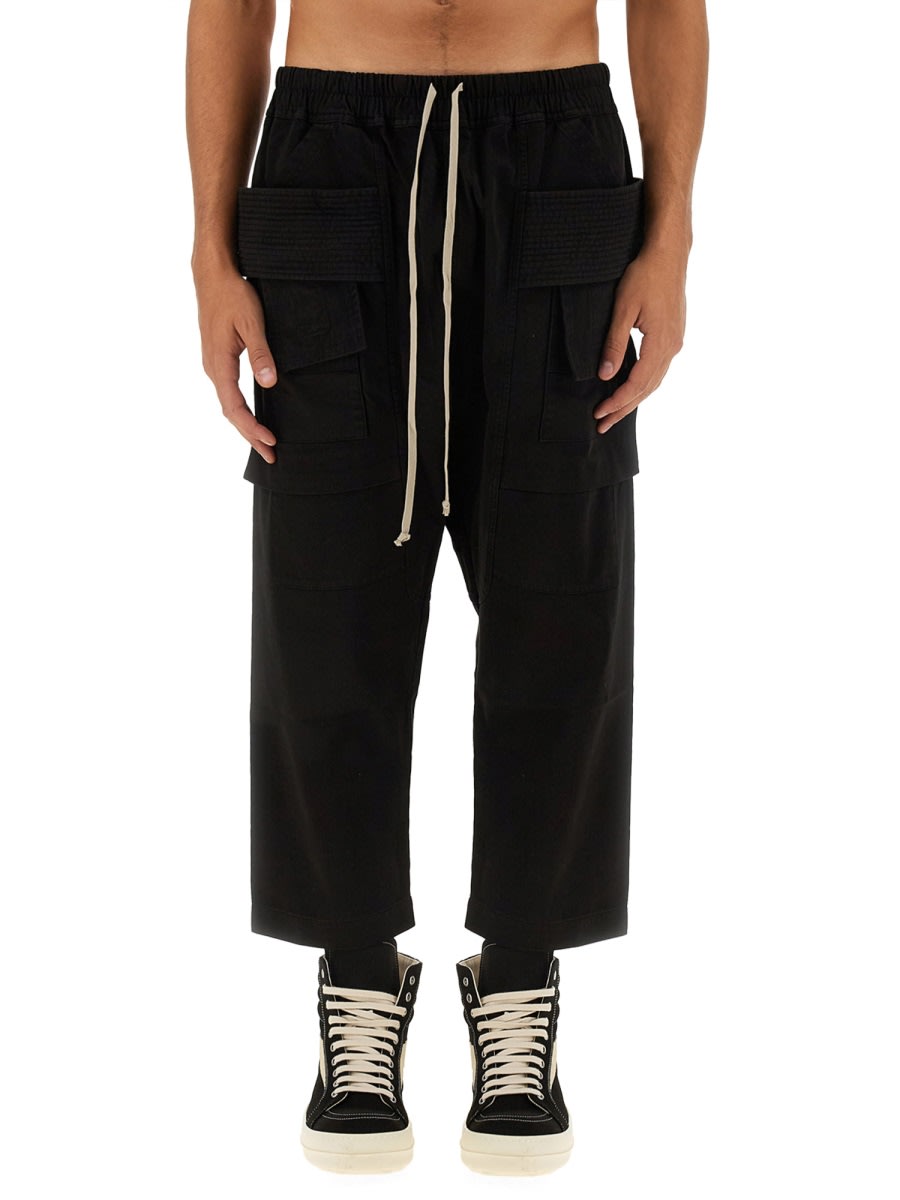 Shop Drkshdw Cretch Cargo Pants In Black