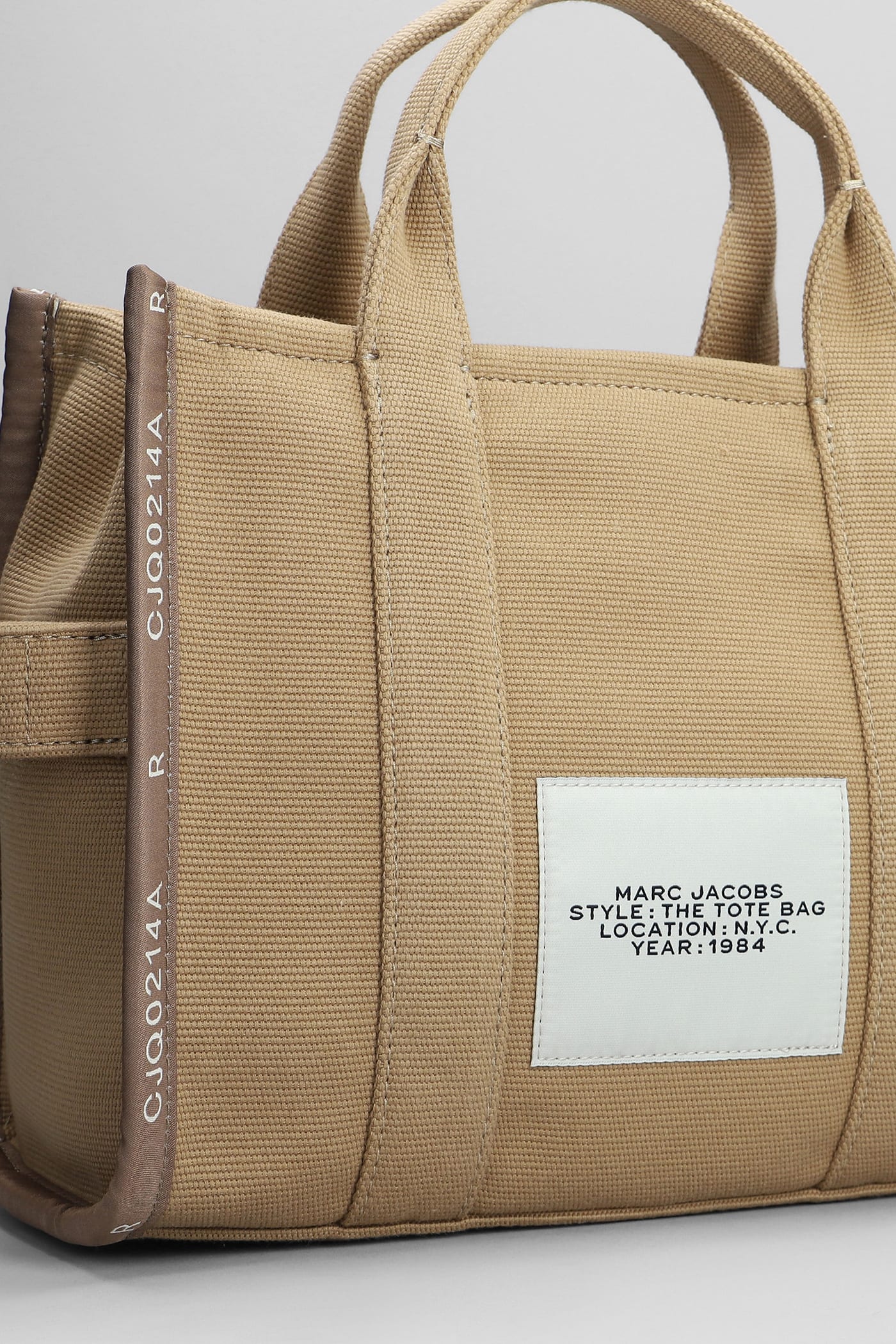 Shop Marc Jacobs Tote In Camel Cotton