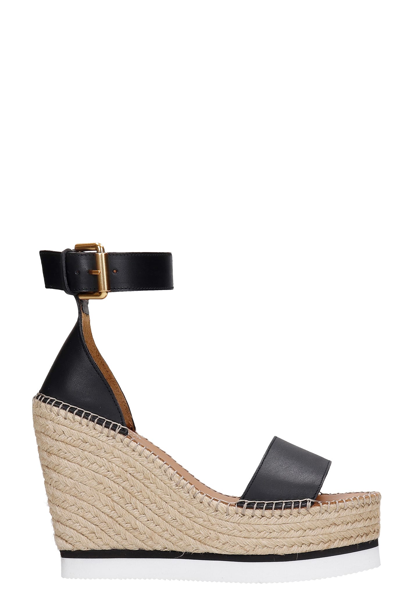 See by Chloé Wedges In Black Leather