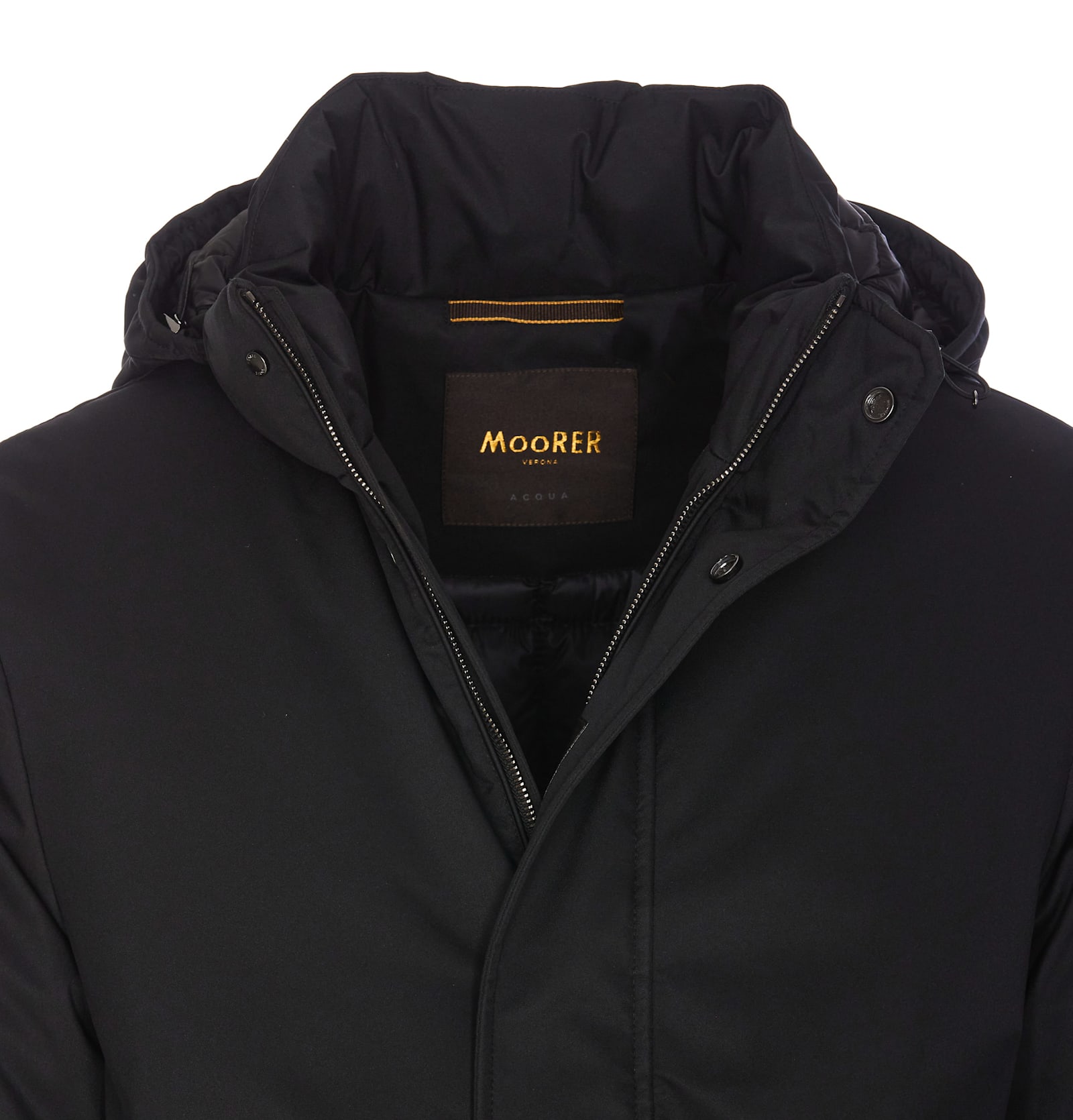 Shop Moorer Vermont Down Jacket In Black