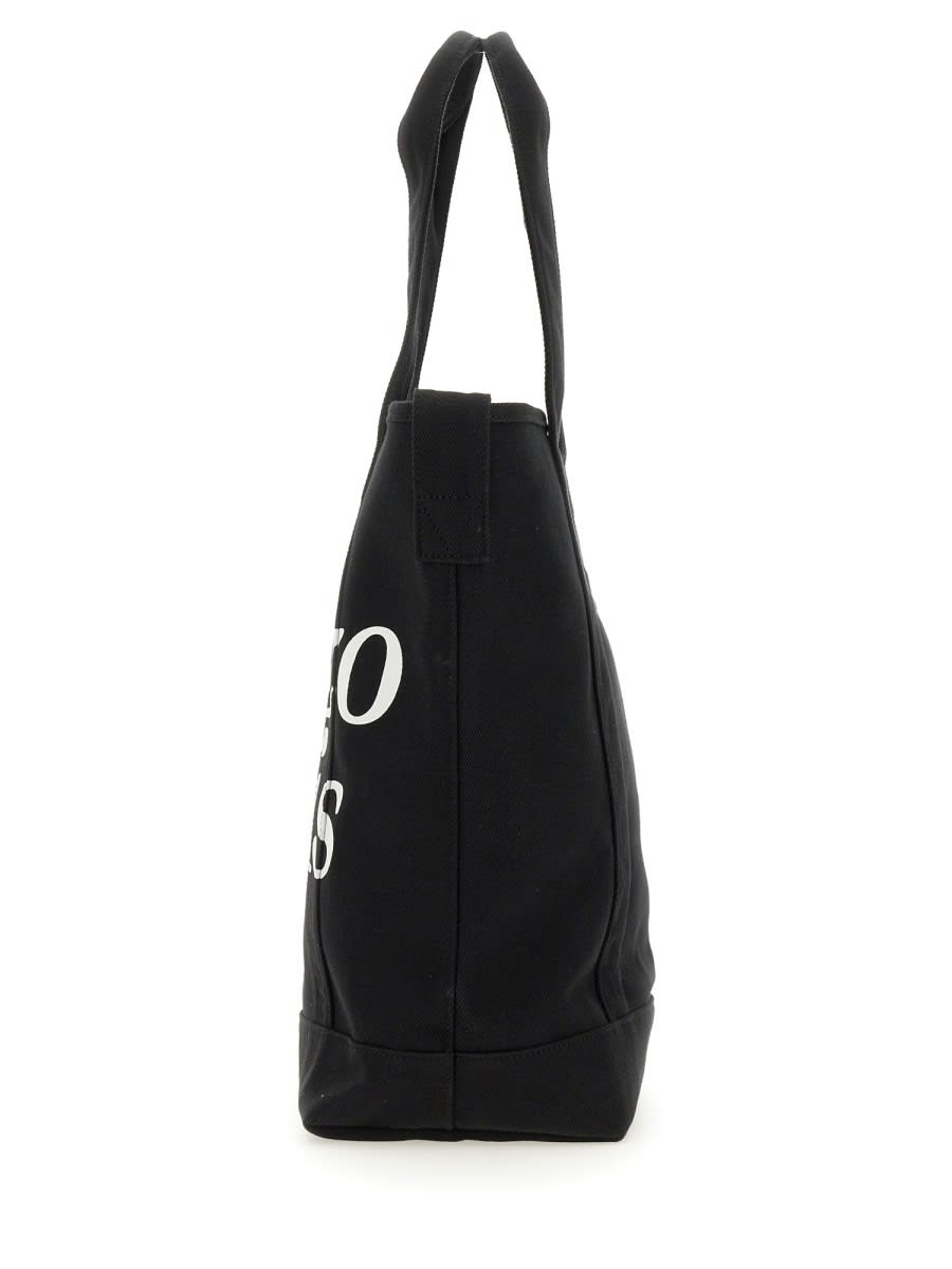 Shop Kenzo Bag With Logo In Black