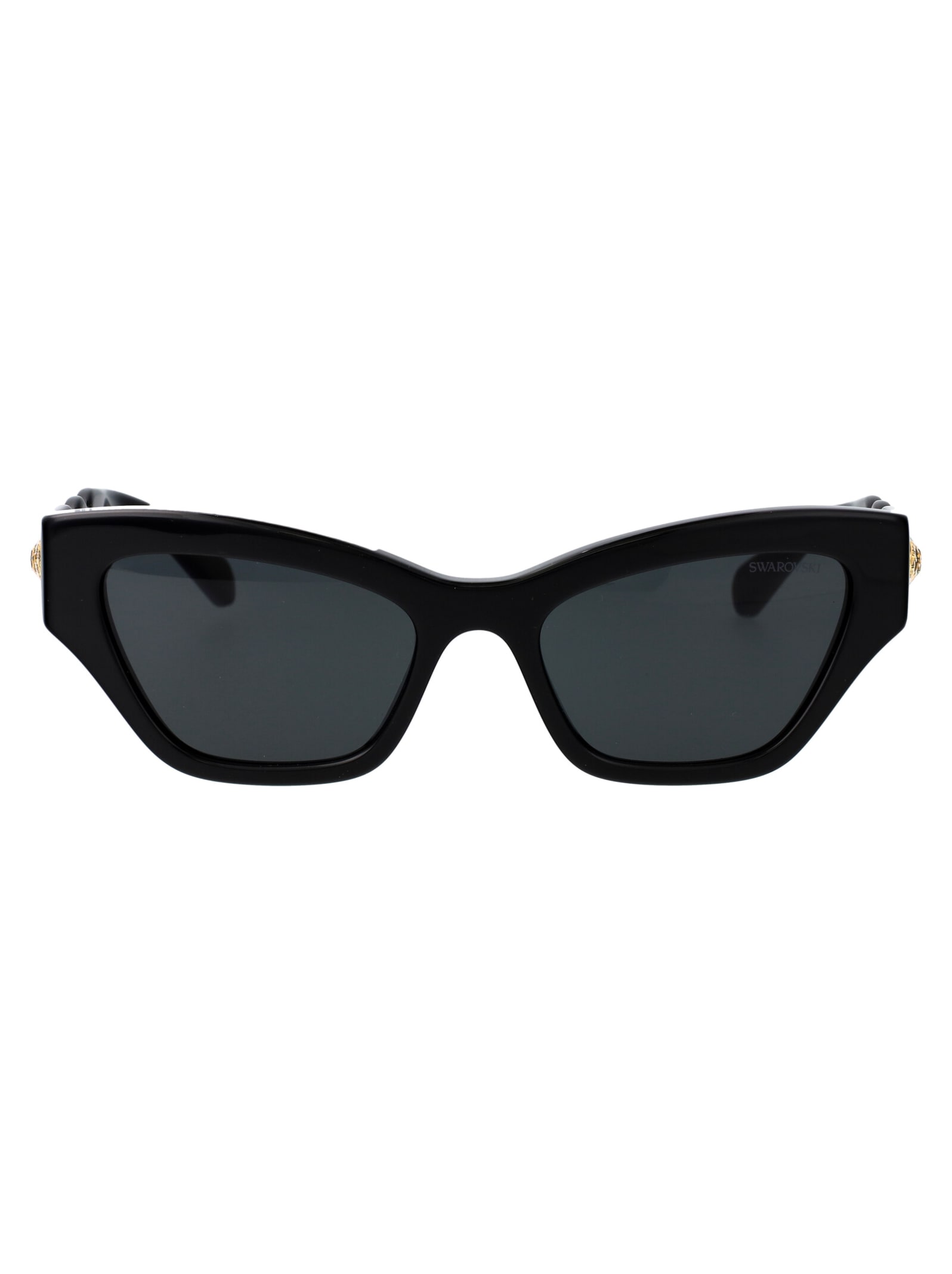 Swarovski 0sk6021 Sunglasses In 100187 Black