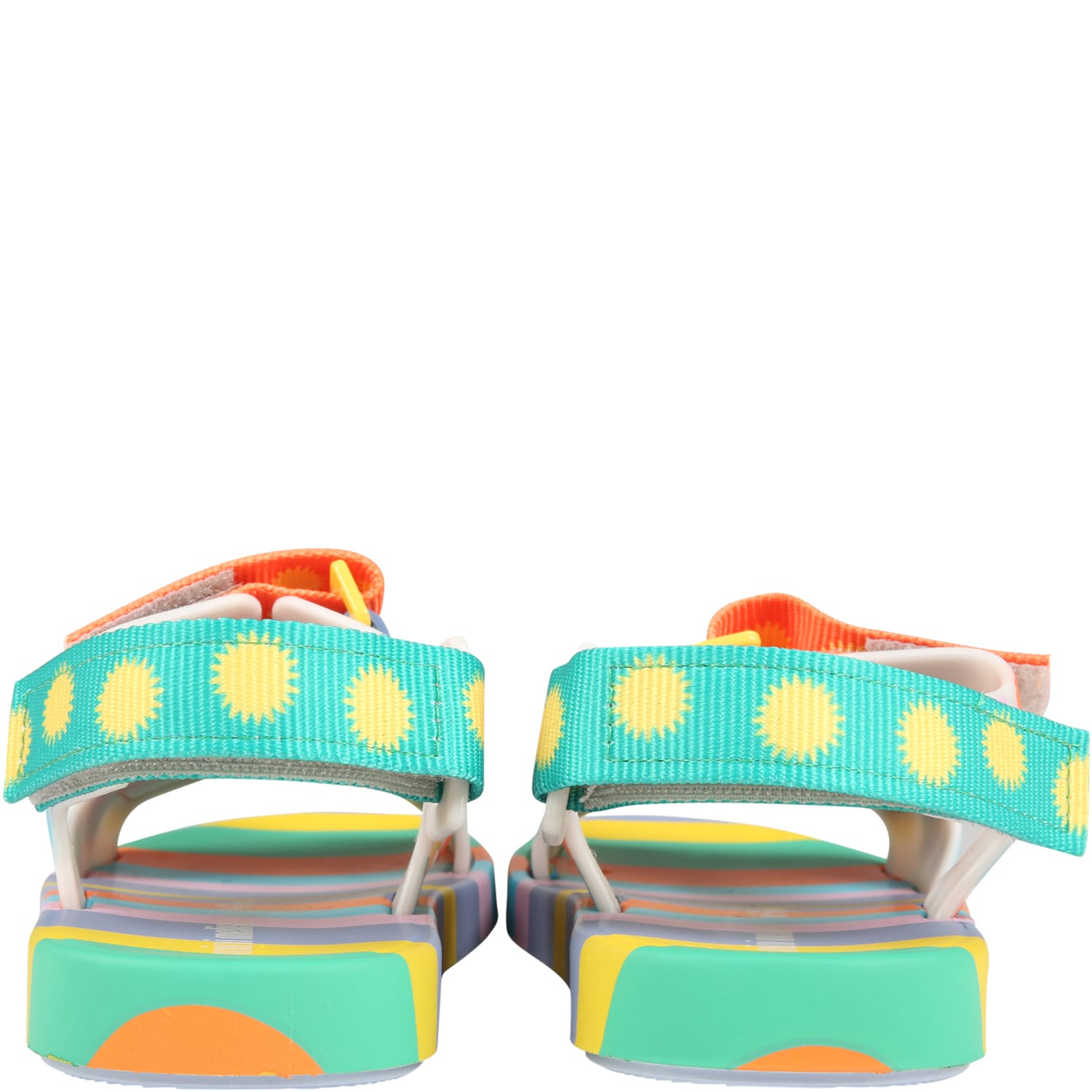 Shop Melissa Multicolor Sandals For Kids With Sun