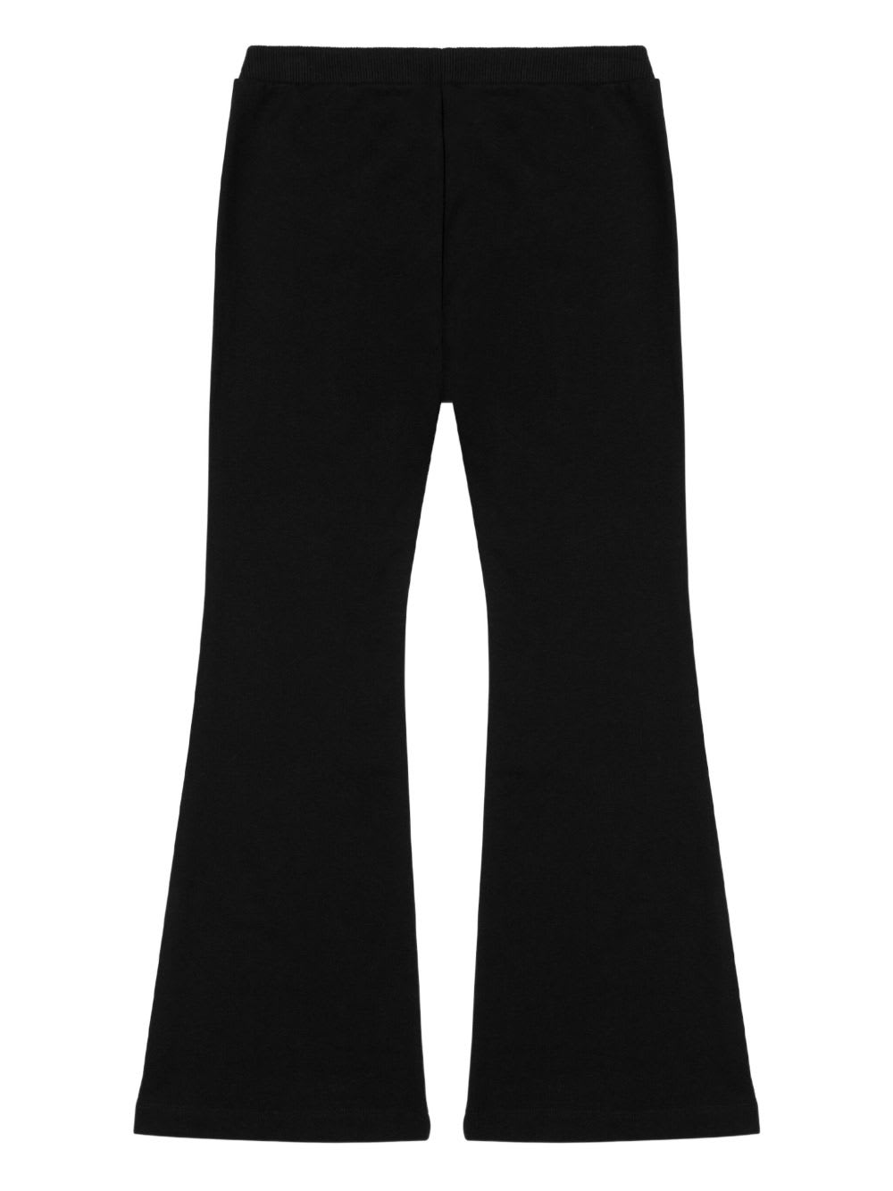 Moschino Kids Leggings With Logo Print In Black