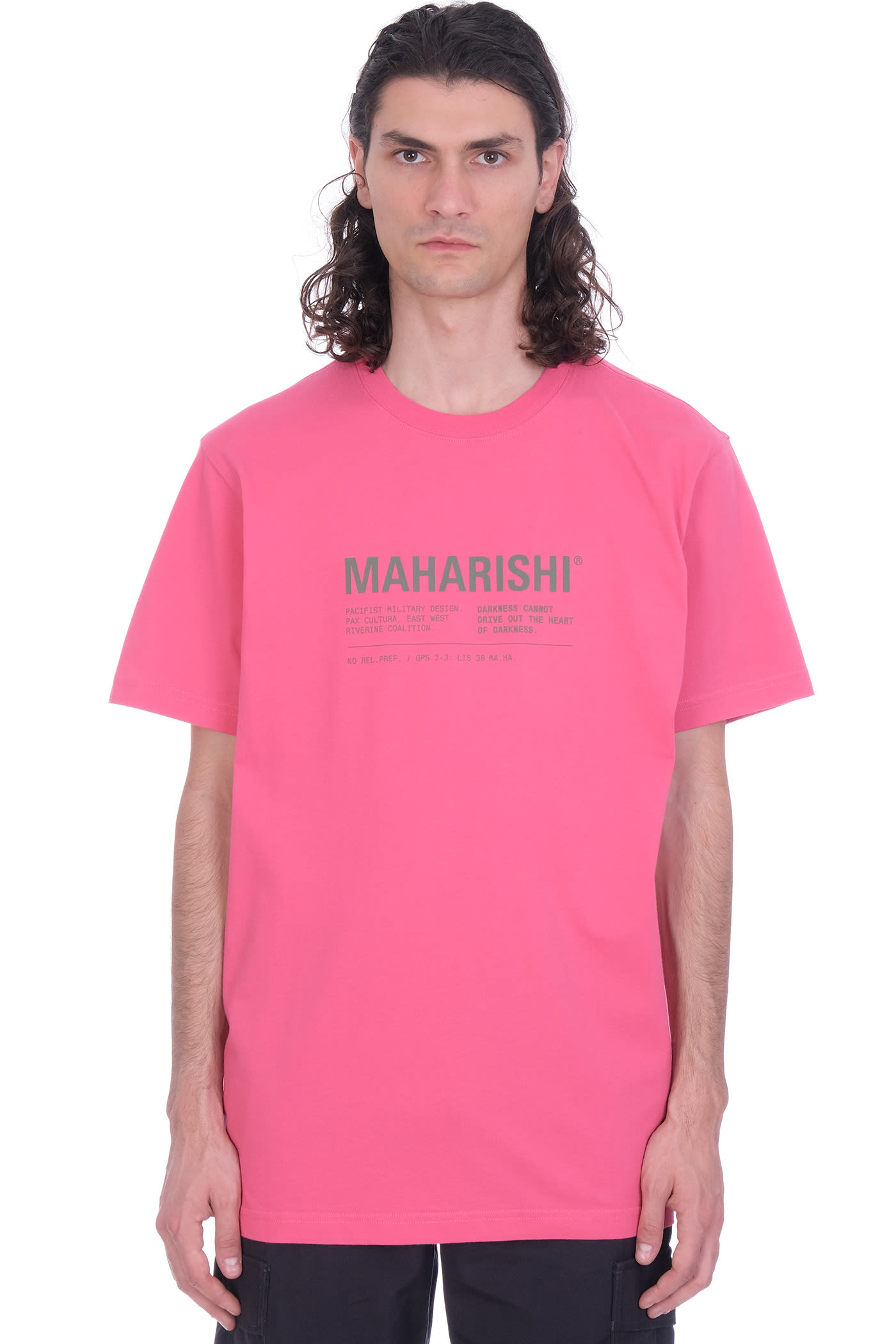 Maharishi T-shirt In Fuxia Cotton