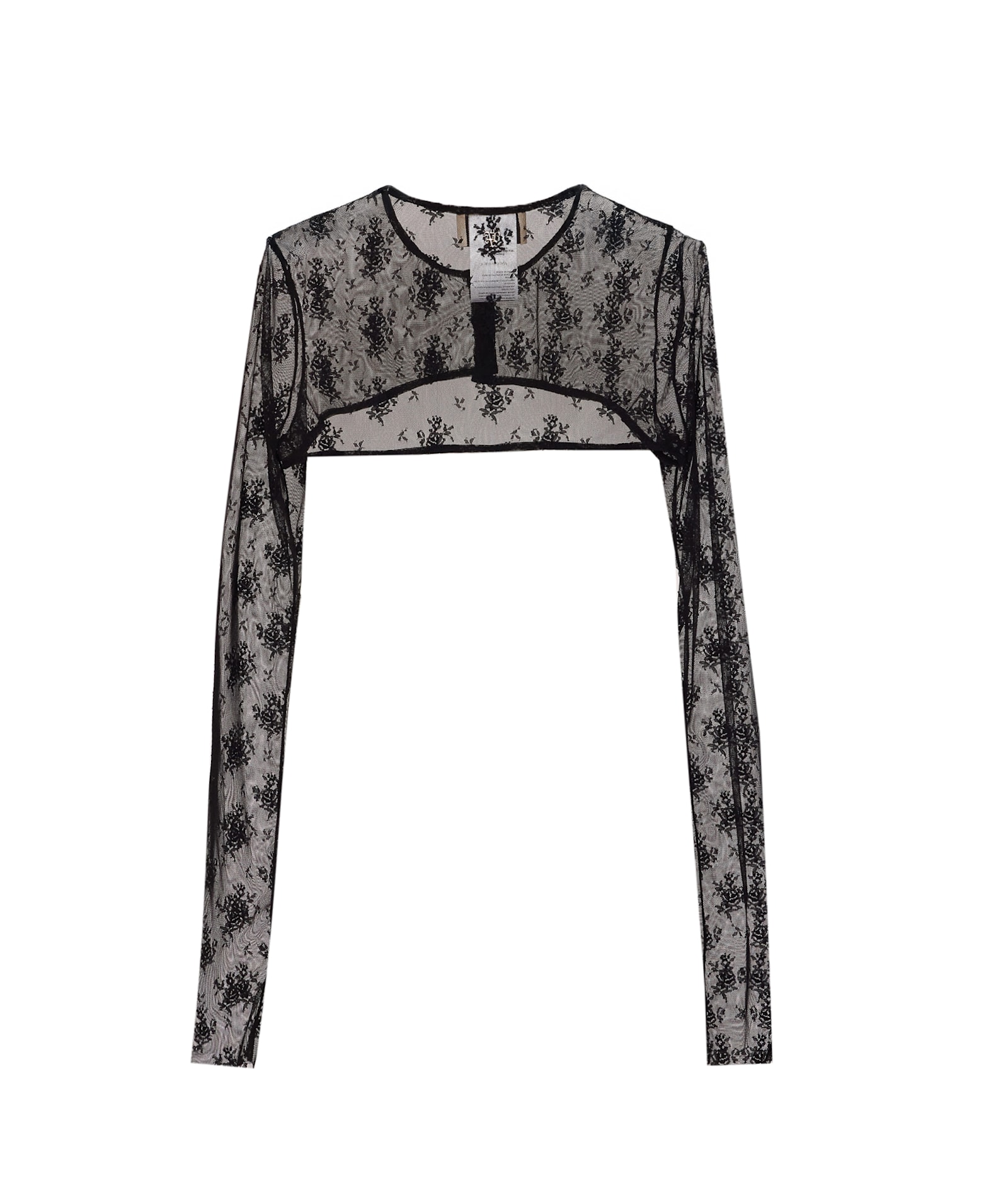 Aniye By Black Cover Zip Top In Black