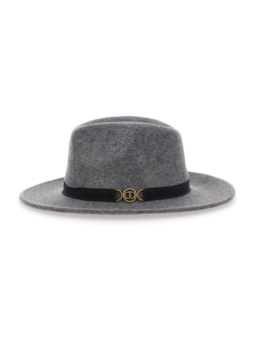 Shop Twinset Cappello In Grey