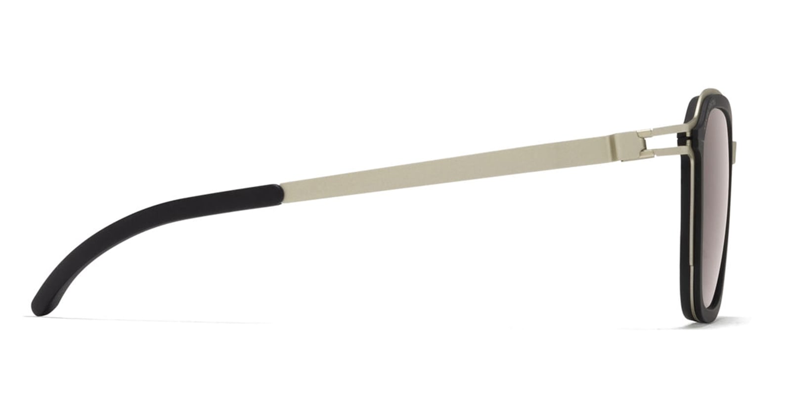 Mykita Mr002 Al3 - Titan / Black / Brown Lens Sunglasses In Black