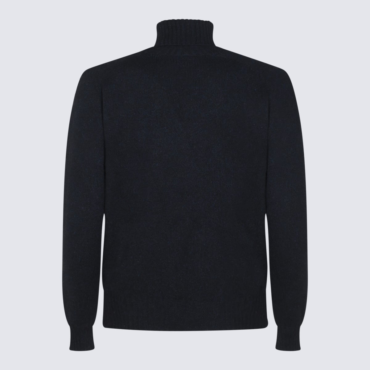 Shop Malo Dark Blue Wool Knitwear In Abissi