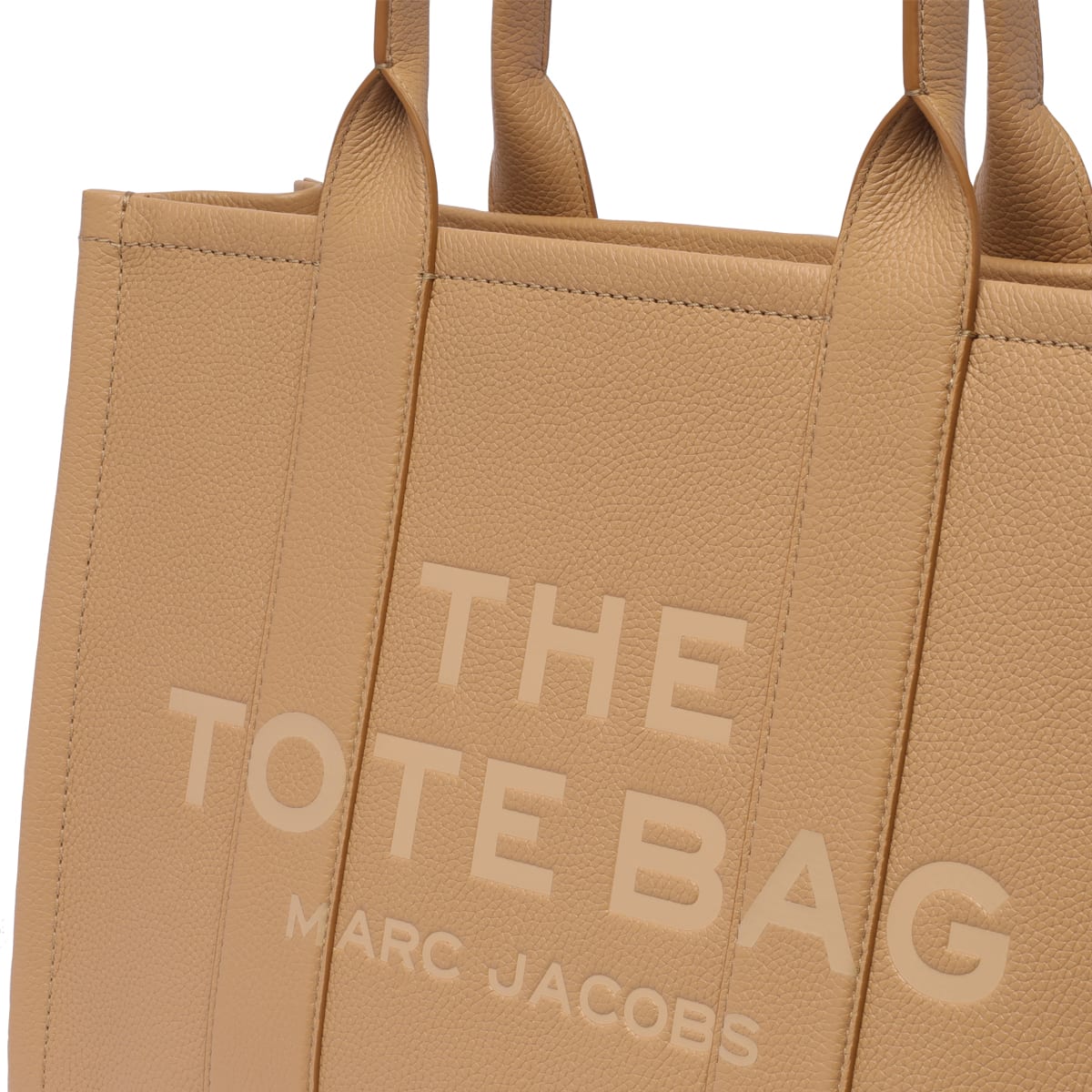 Shop Marc Jacobs The Large Tote Bag In Brown