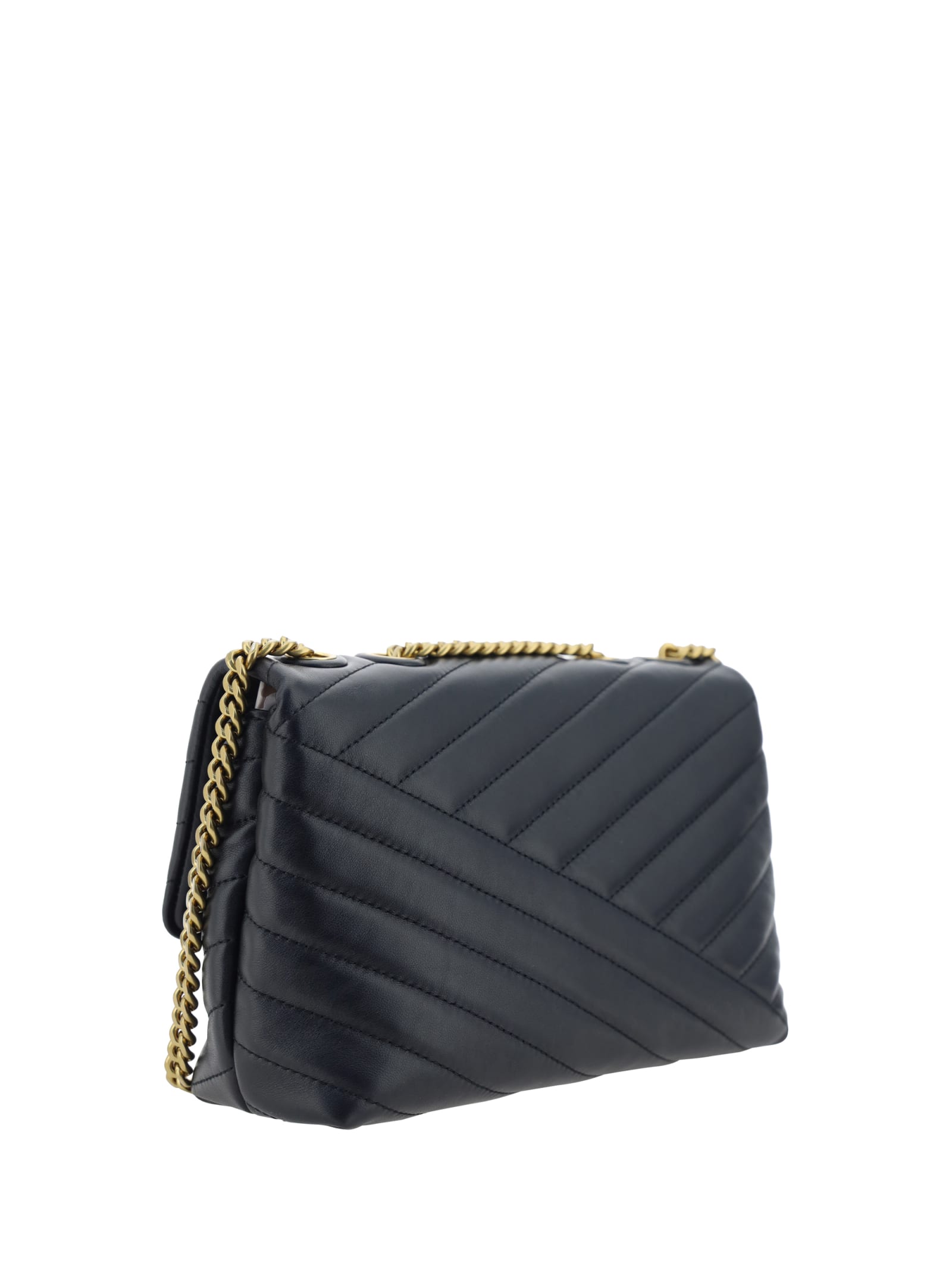 Shop Tory Burch Kira Shoulder Bag In Black