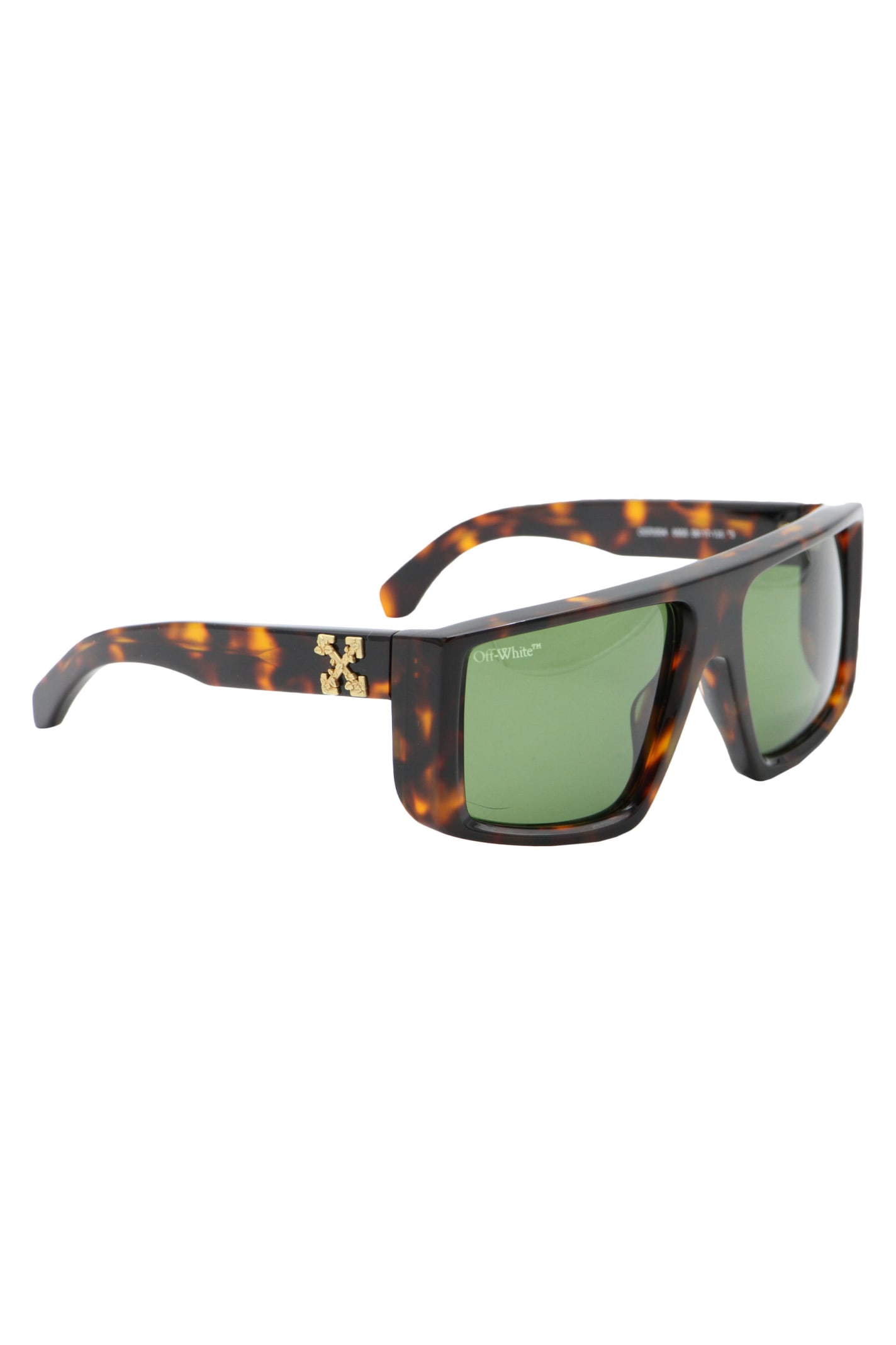 Shop Off-white Squared Sunglasses In Brown