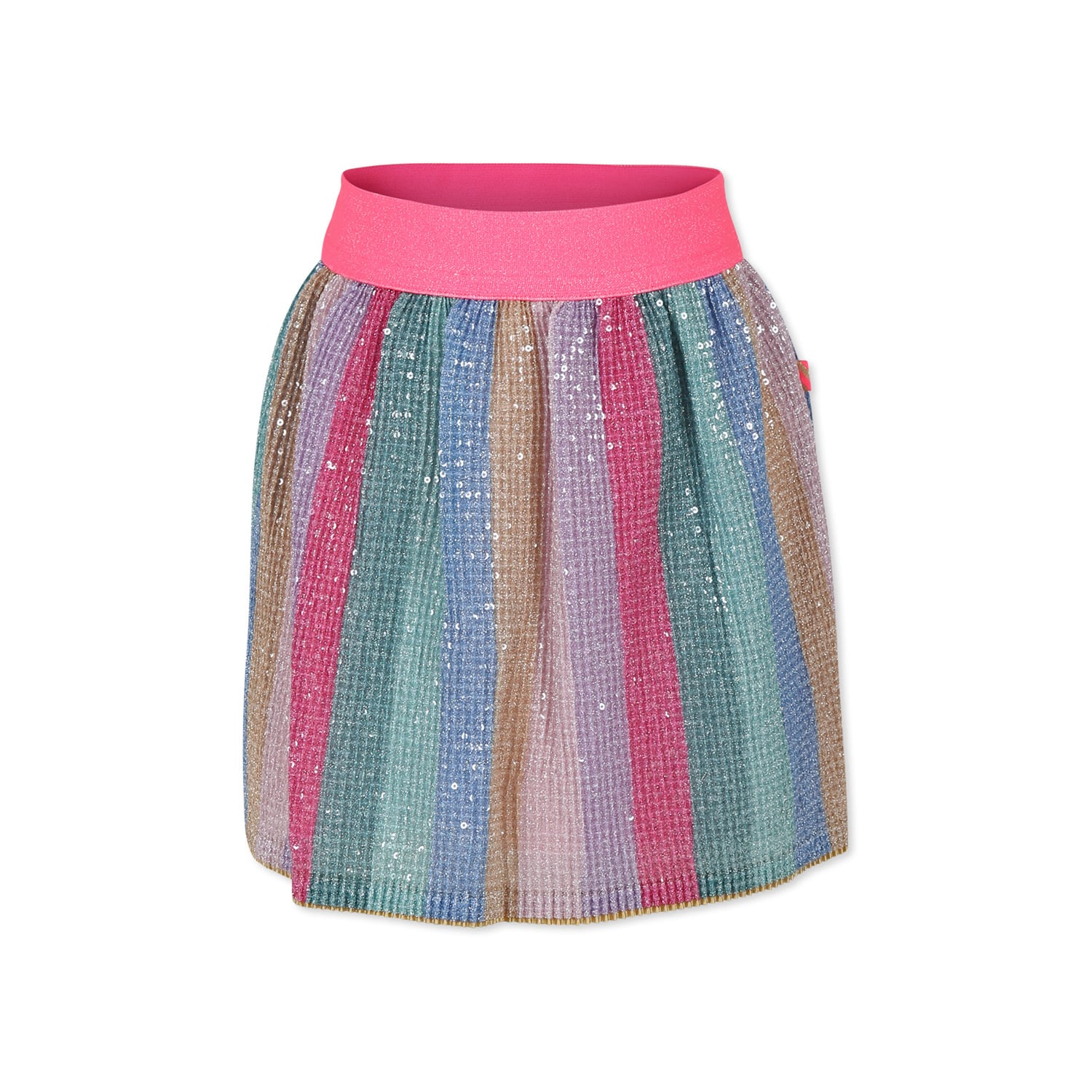 Billieblush Multicolor Skirt For Girl With Sequins