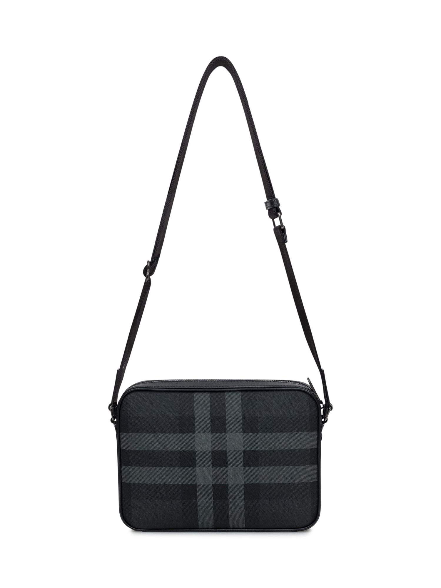 Shop Burberry Muswell Bag In Charcoal