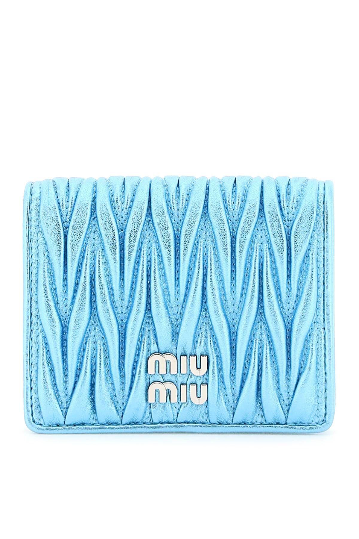 Miu Miu Matelasse Nappa Leather Small Wallet