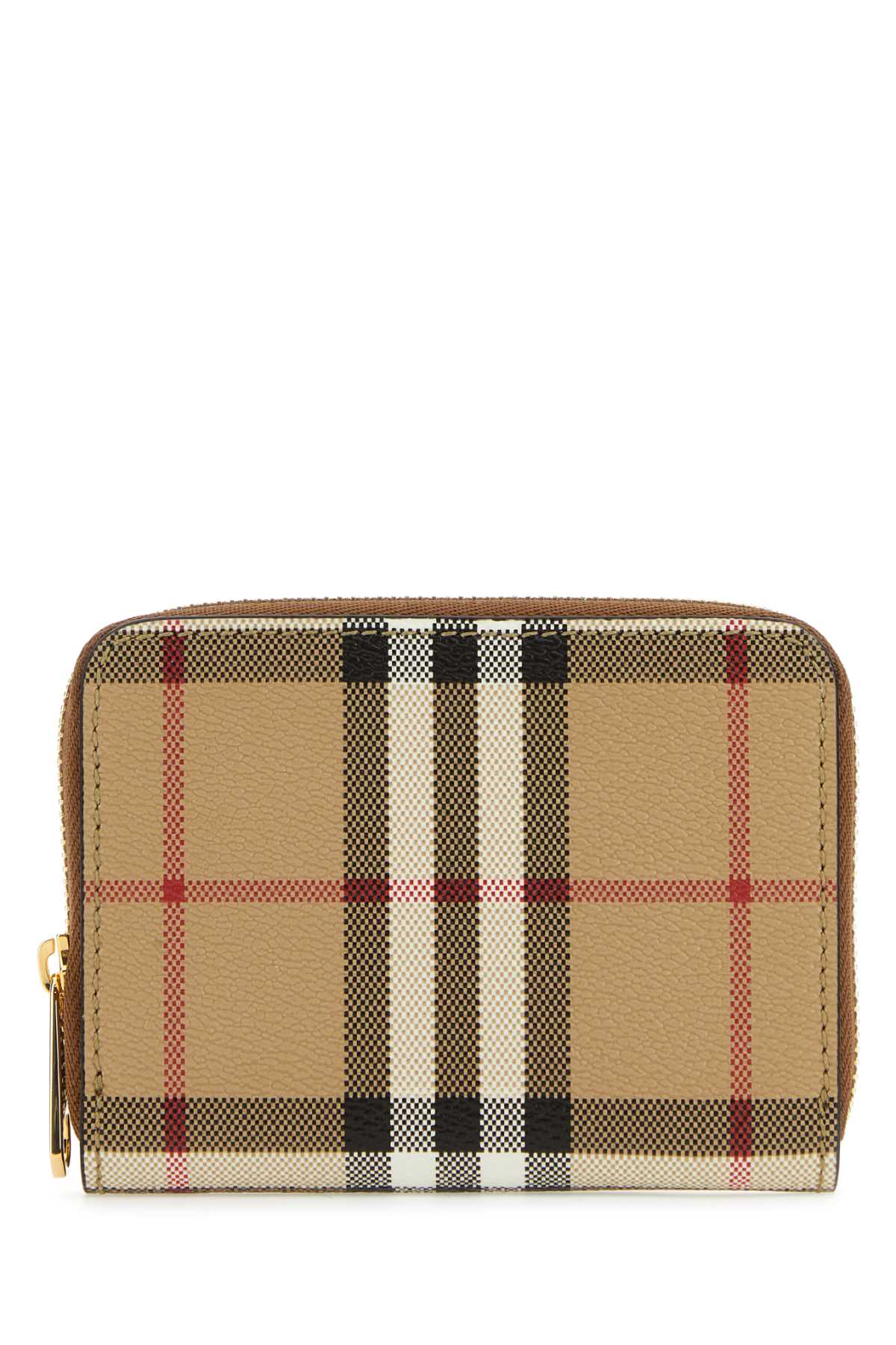 Shop Burberry Printed E-canvas Wallet In Vintchckbrirbrown